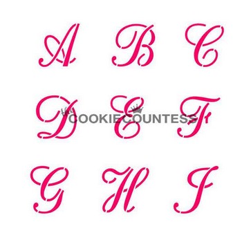 Cookie Stencils and Accessories