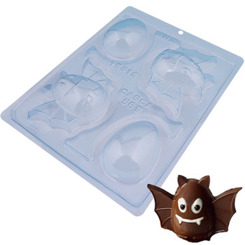 Three-Part Plastic Chocolate Molds