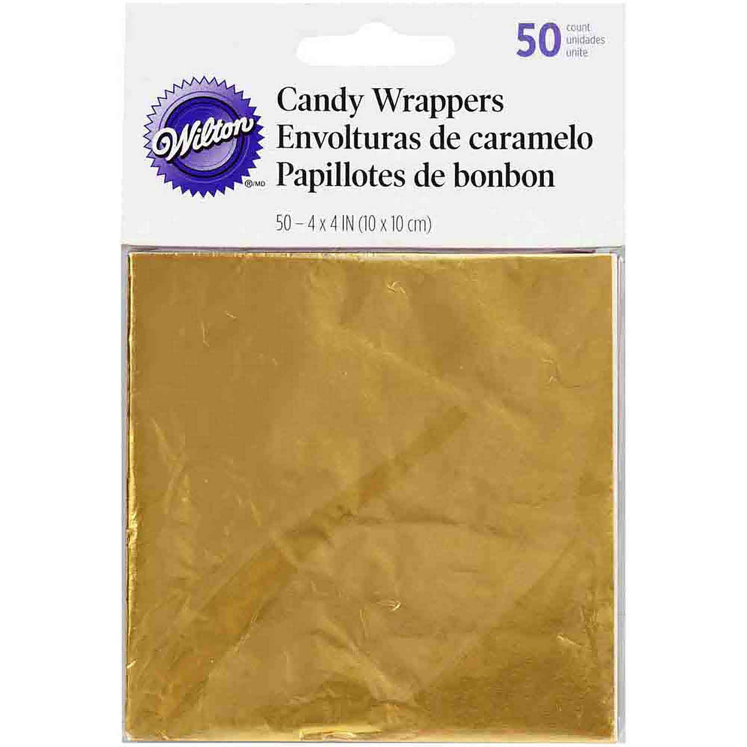 Gold Candy Wrappers