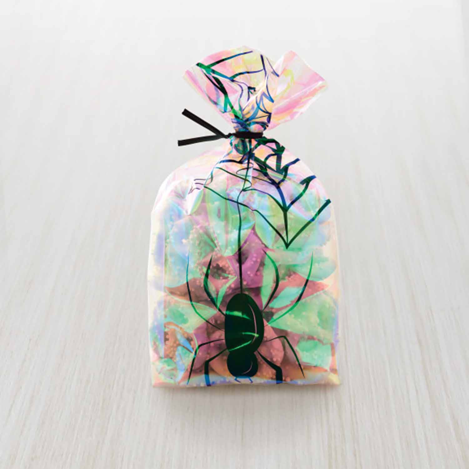 Iridescent Spider Web Treat Bags