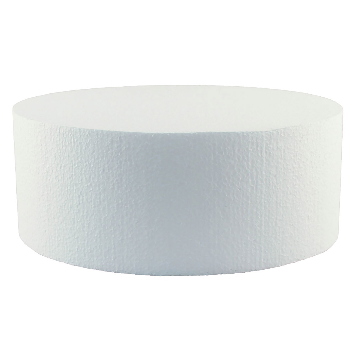 8" x 4" Round Styrofoam Cake Dummy