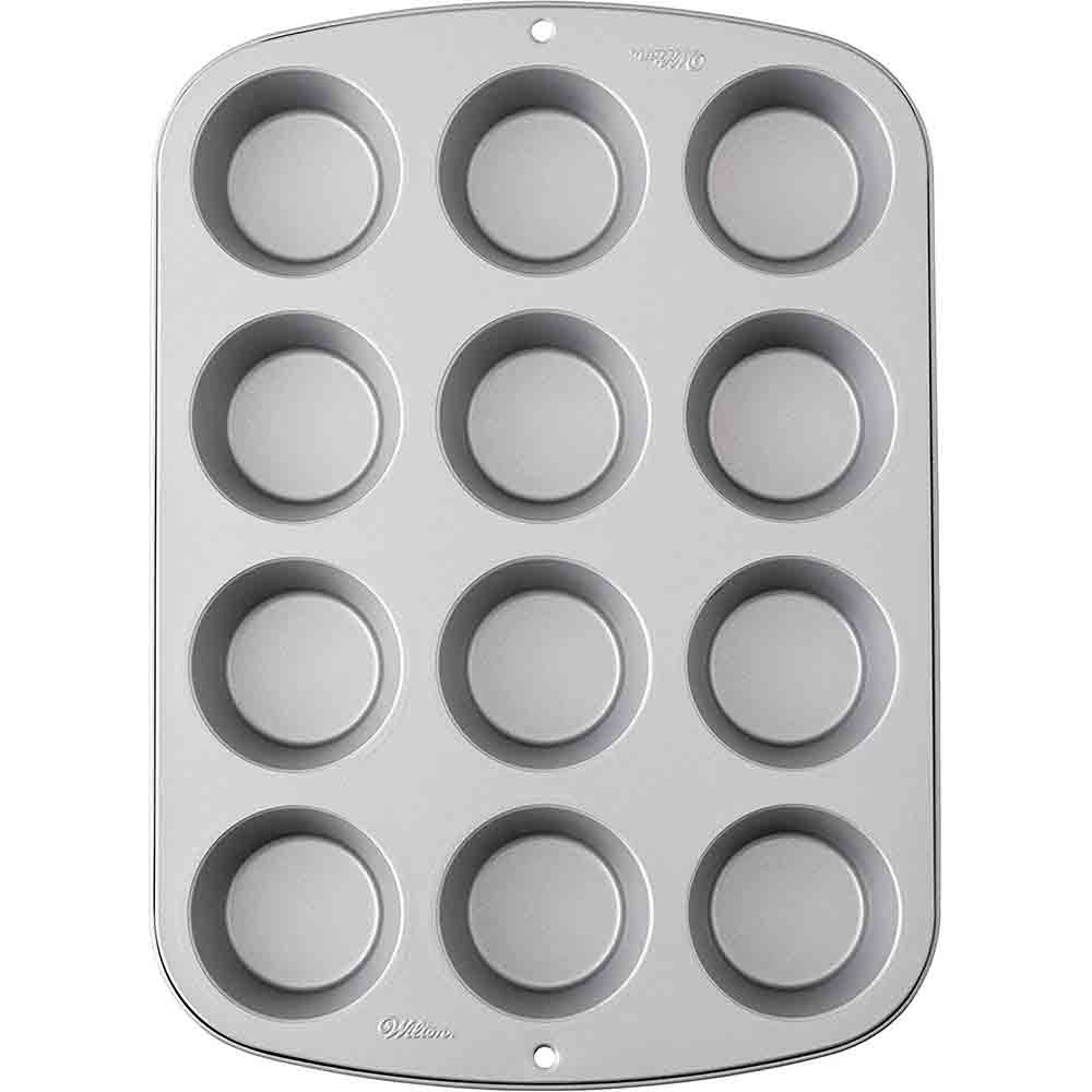 Wilton Bake It Better Non-Stick Muffin Pan, Steel, 12-Cup 