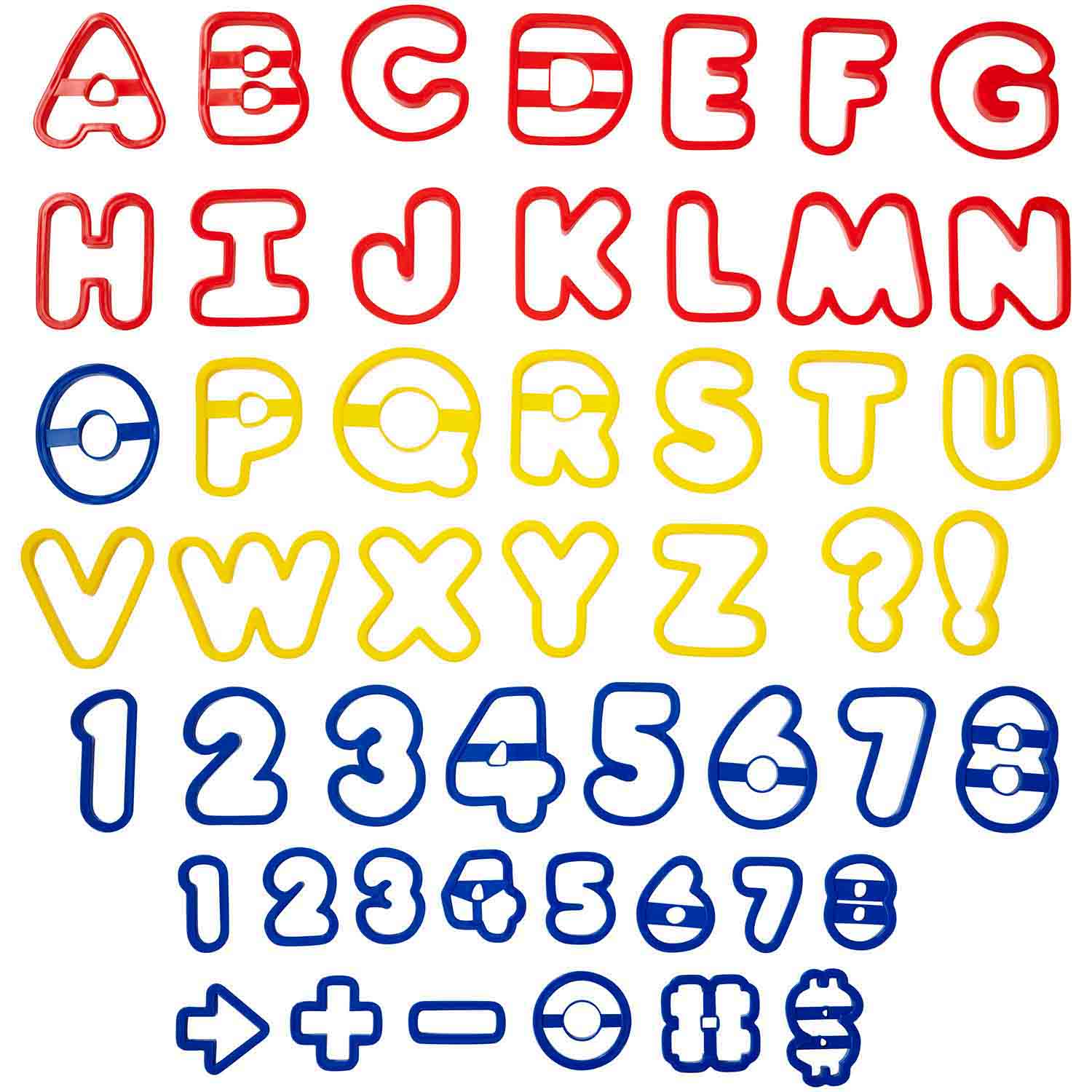 Plunger Letters and Numbers Cutter Set – Cakers Paradise