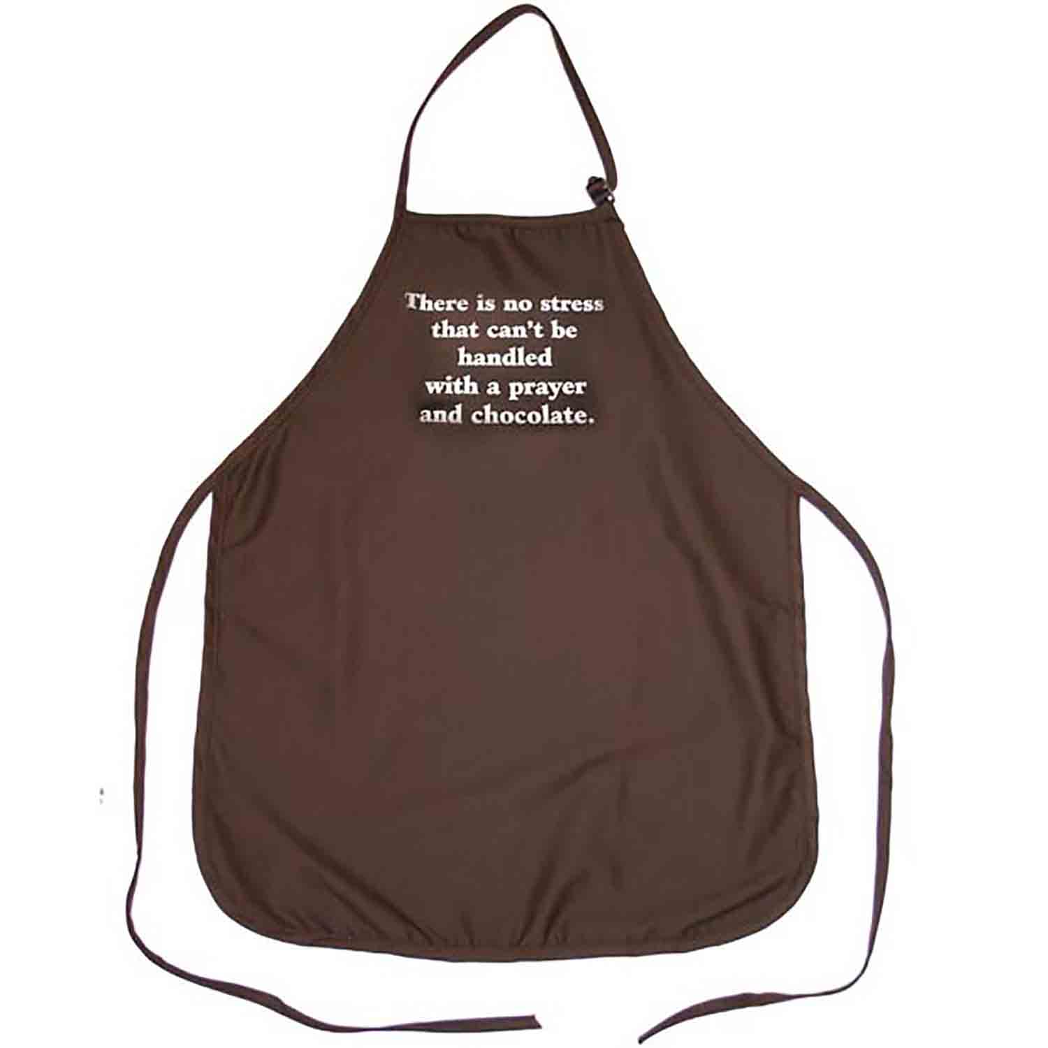 Prayer and Chocolate Apron - Adult