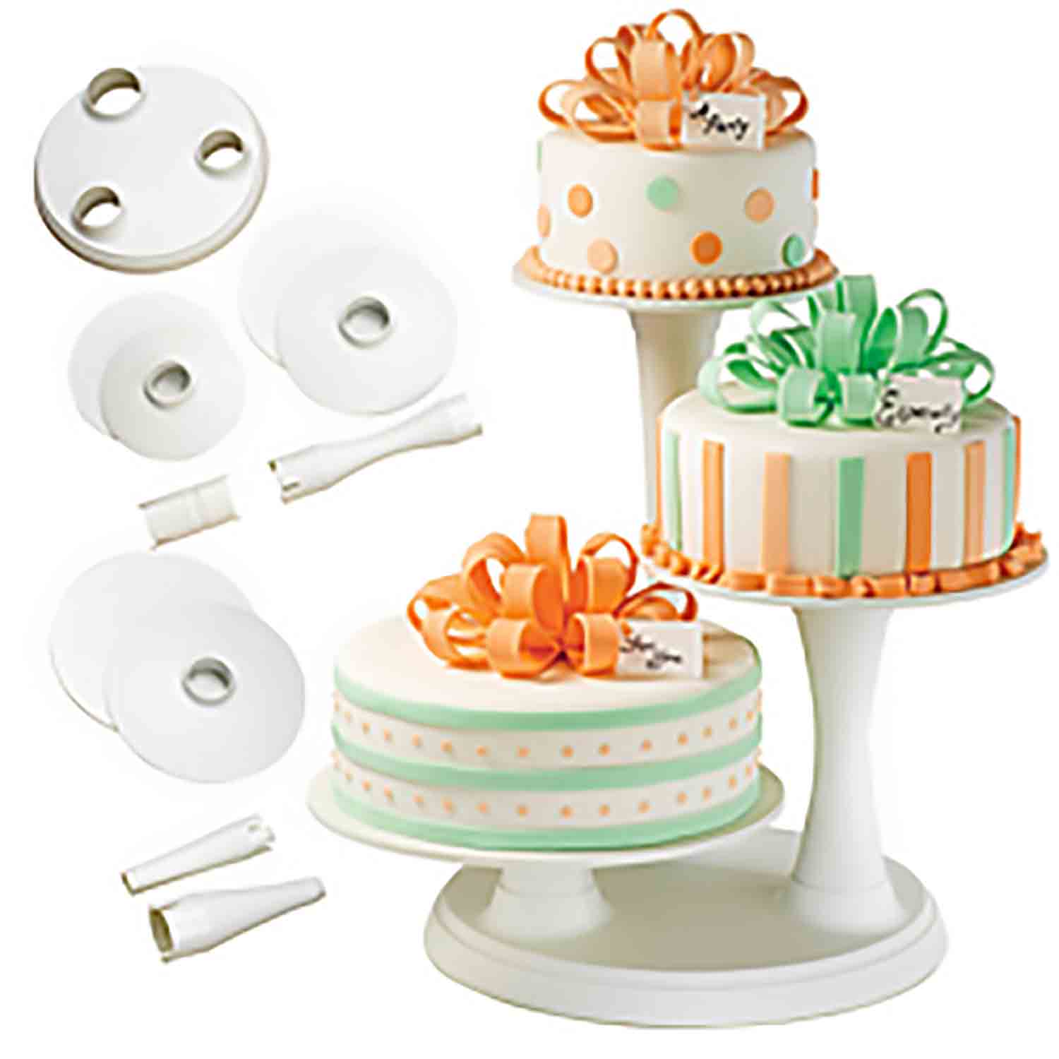3 Tier Pillar Cake Stand Country Kitchen SweetArt