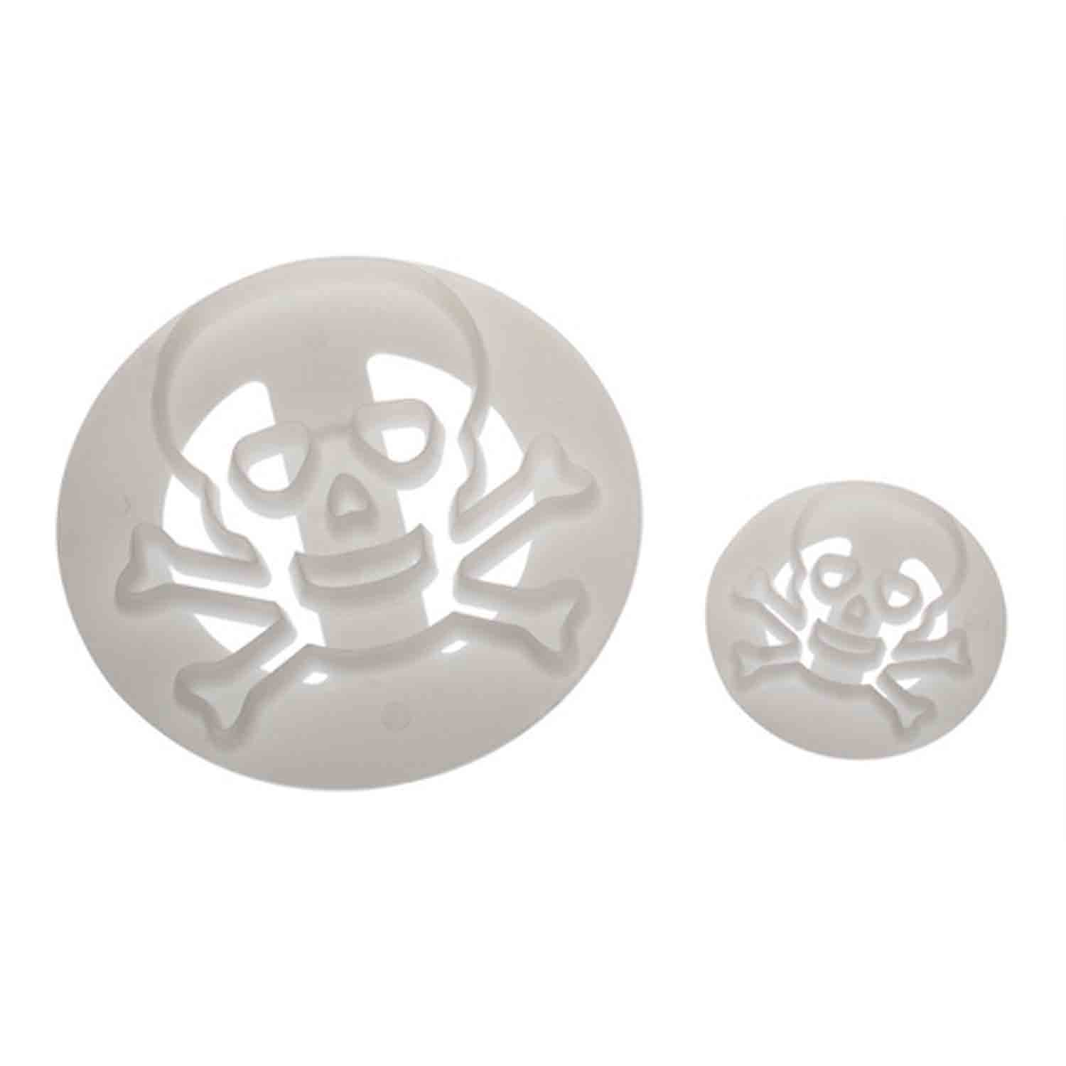 Skull and Crossbones Gum Paste Cutter Set