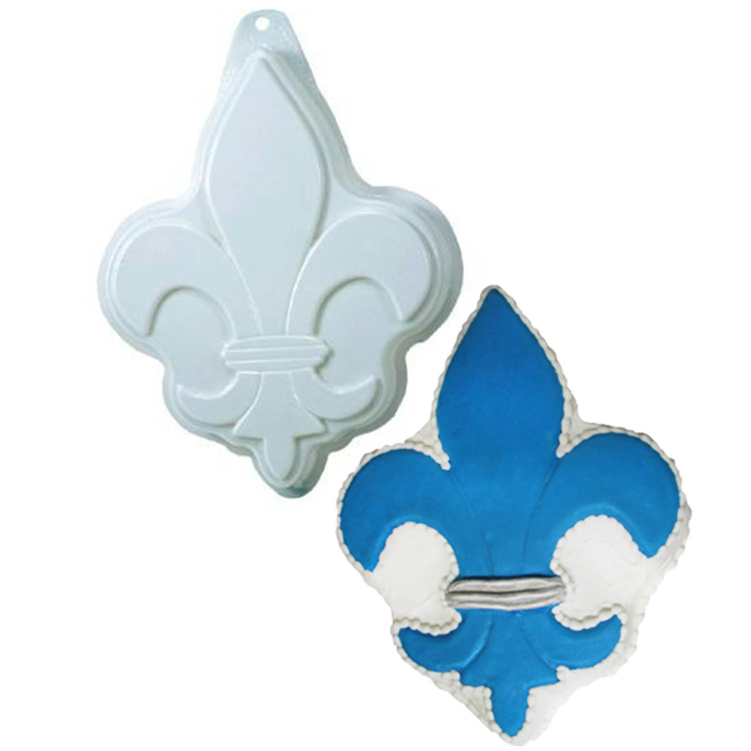 Fleur De Lis Pantastic Plastic Cake Pan 495006 Country Kitchen
