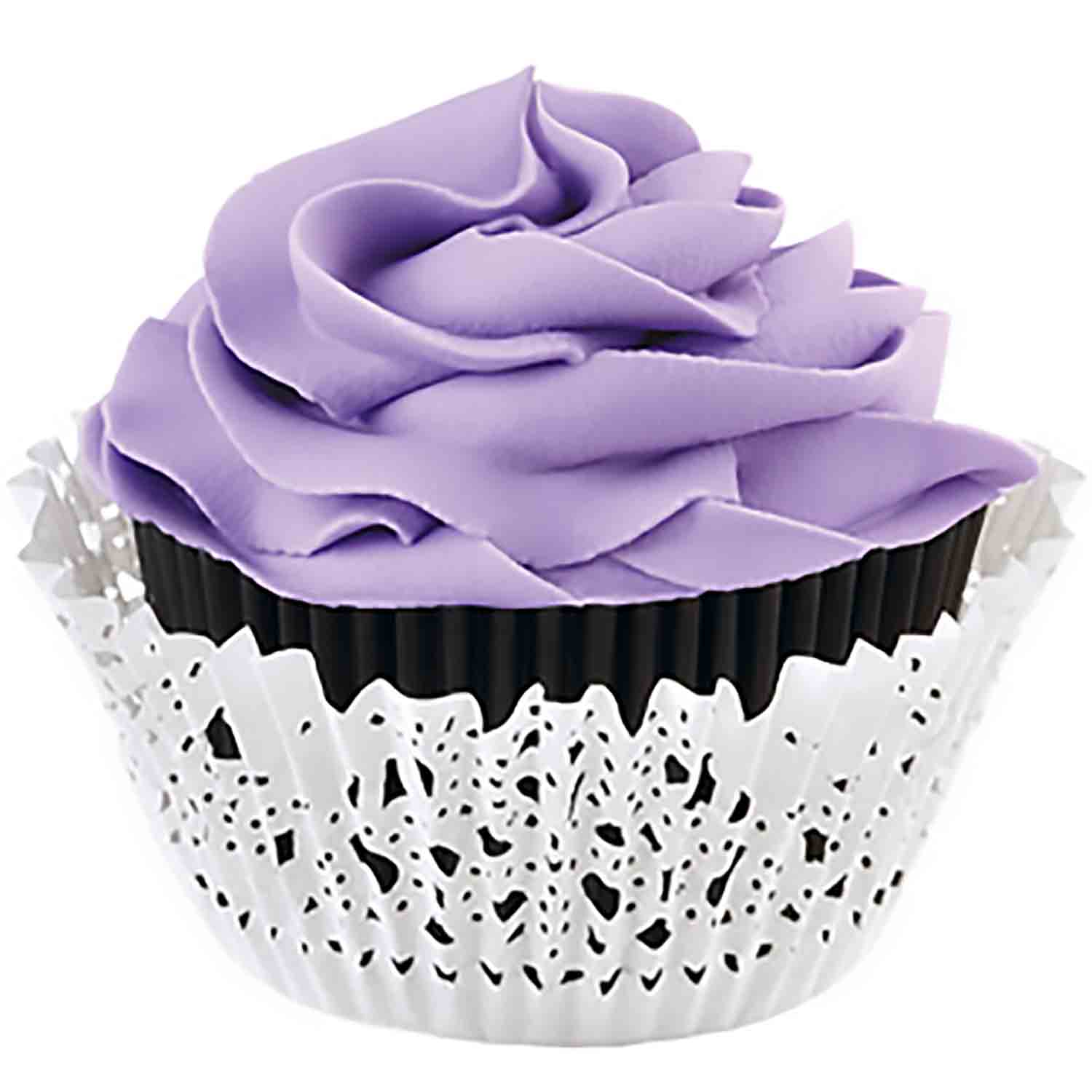 Black Doily Standard Cupcake Liners Kit