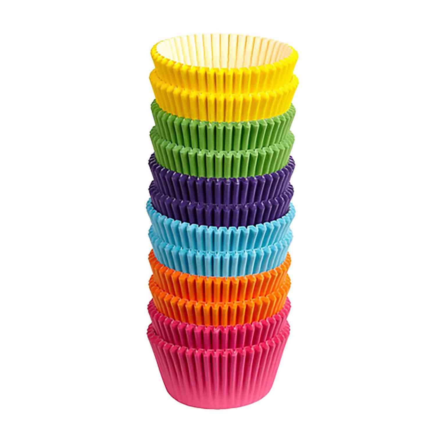 Rainbow Bright Cupcake Liners