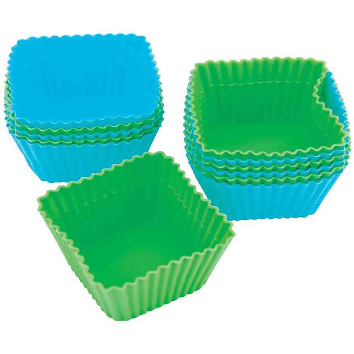 Square Silicone Cupcake Baking Cups