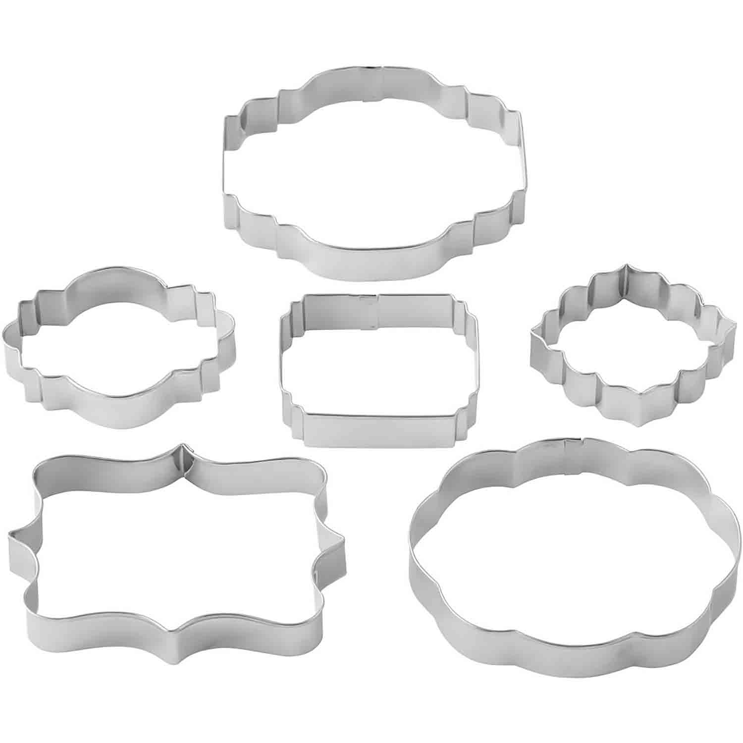 Plaque Cookie Cutter Set 6pc