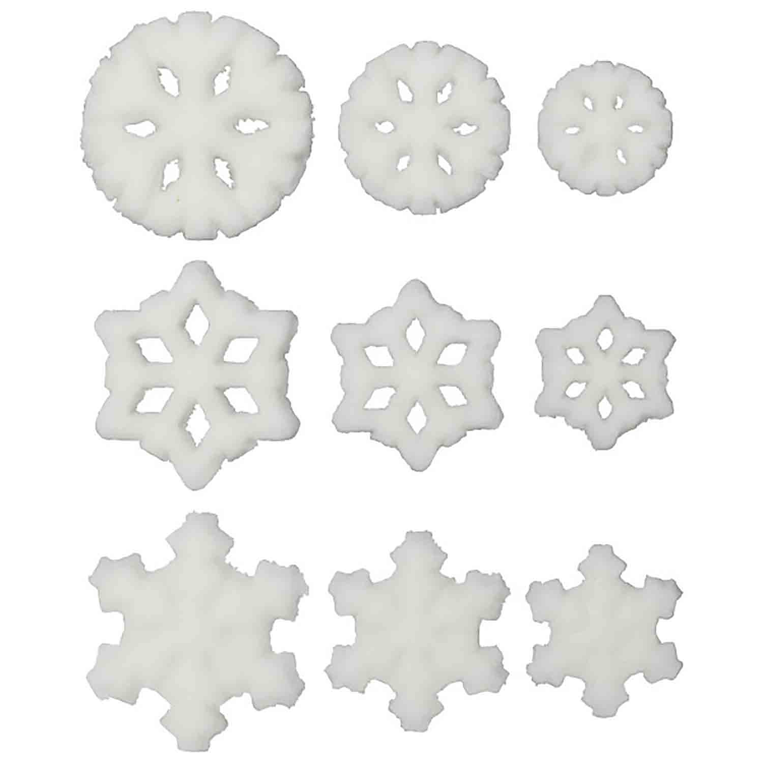 Dec-Ons® Molded Sugar - Snowflakes Assortment