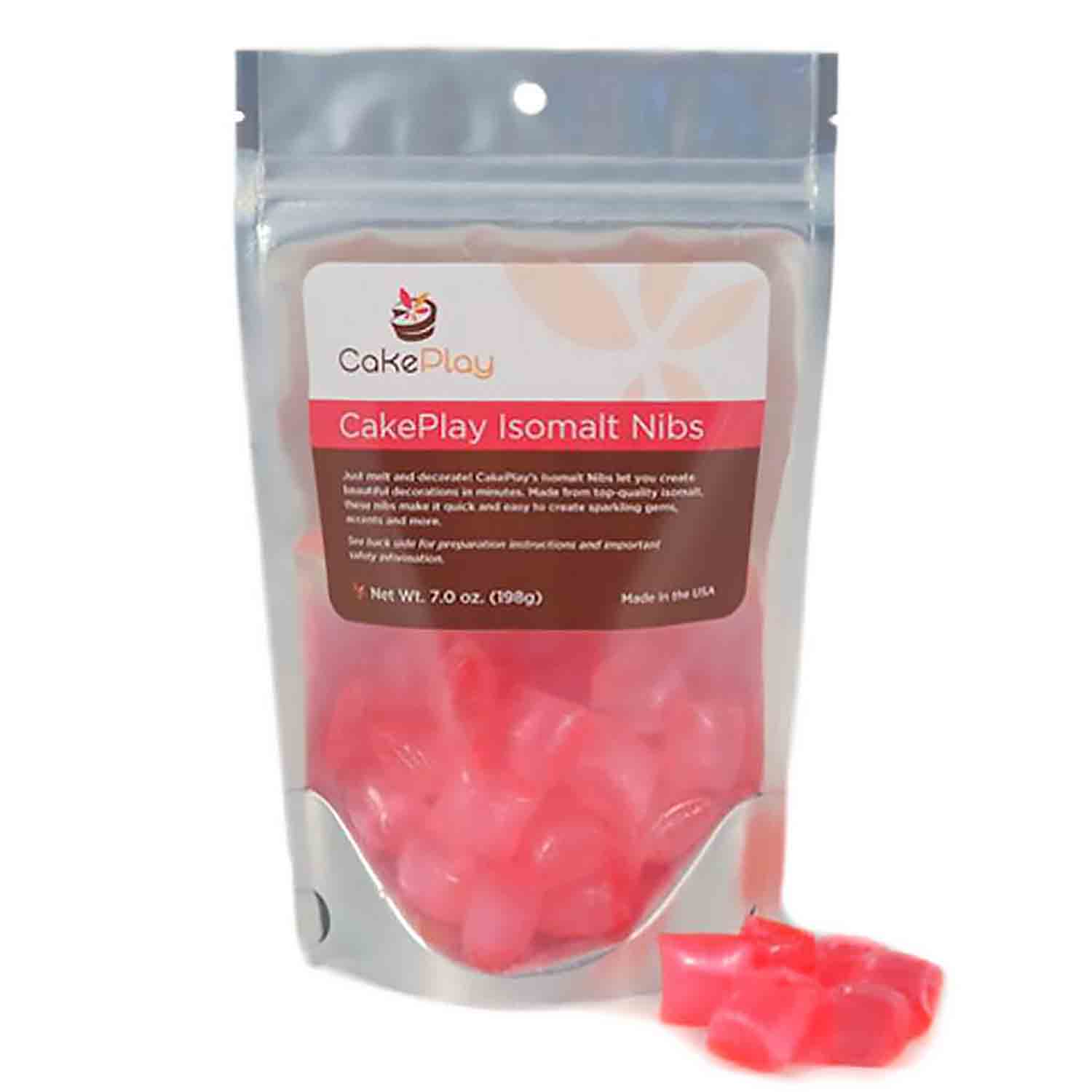 Pink Isomalt Nibs -CP-ISOPNK