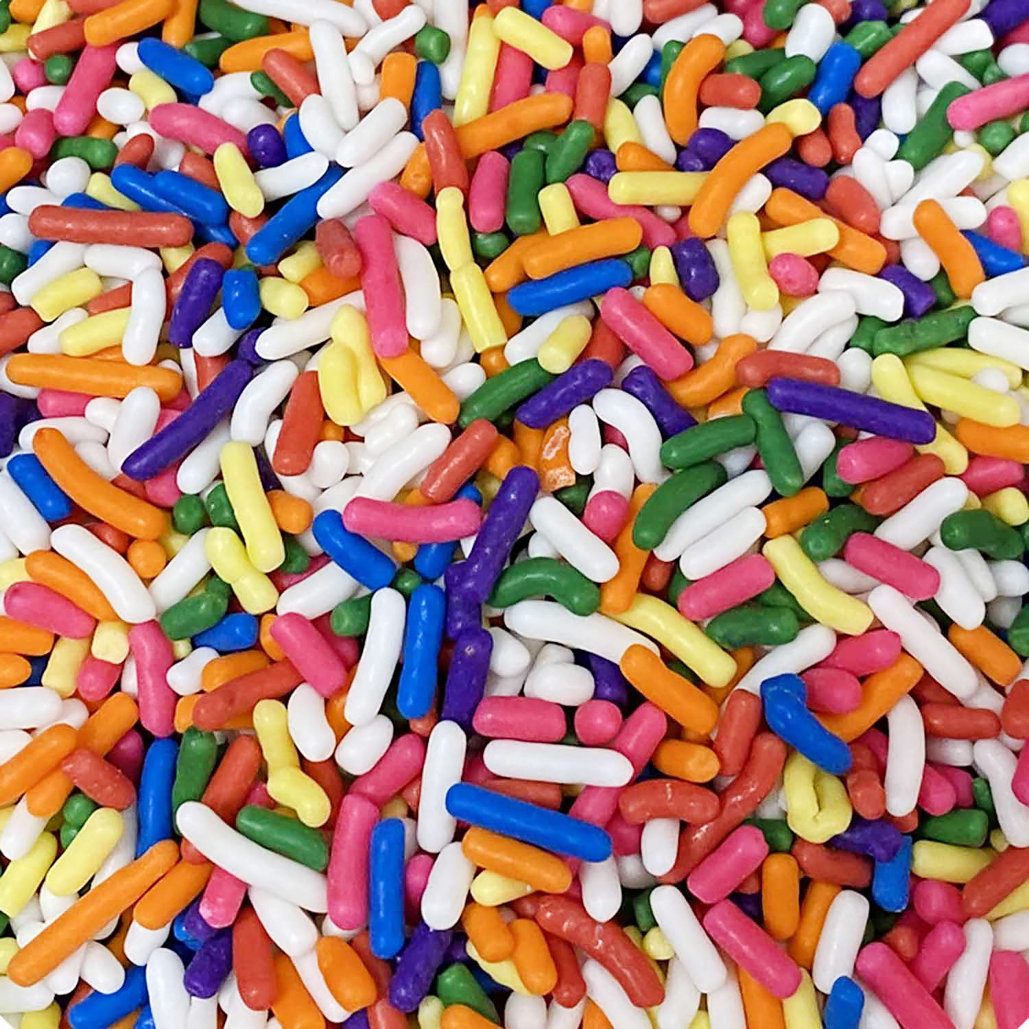 Jimmies Sprinkles approx 3.2oz – Neon Mix – Cake Connection