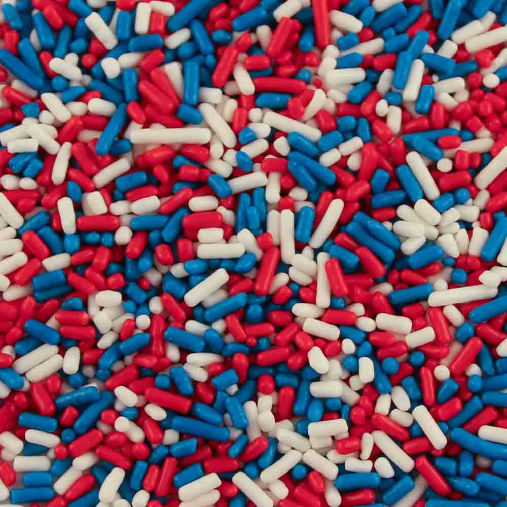 Red, White & Blue Jimmies - 78-5304 | Country Kitchen SweetArt