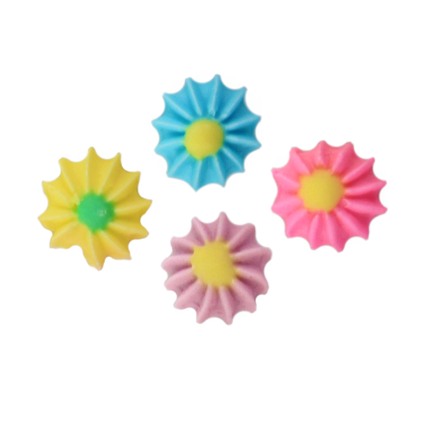 Royal Icing Flowers - Star Assortment