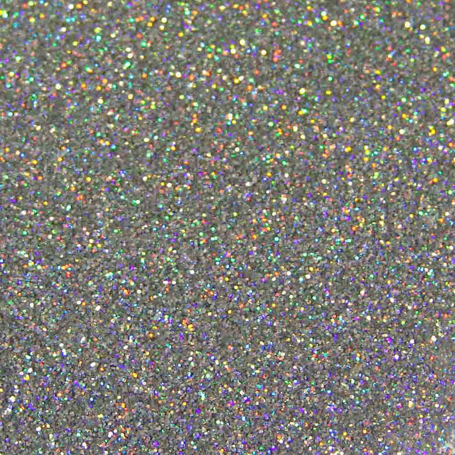 Hologram Silver Techno Glitter