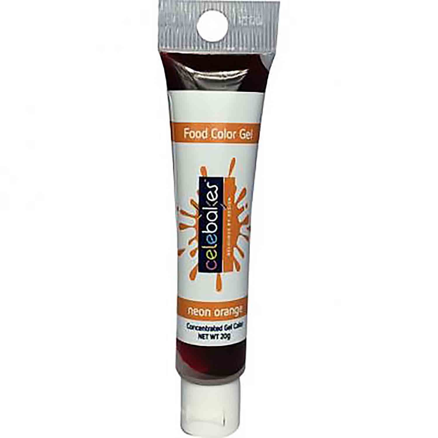 Neon Orange Food Color Gel