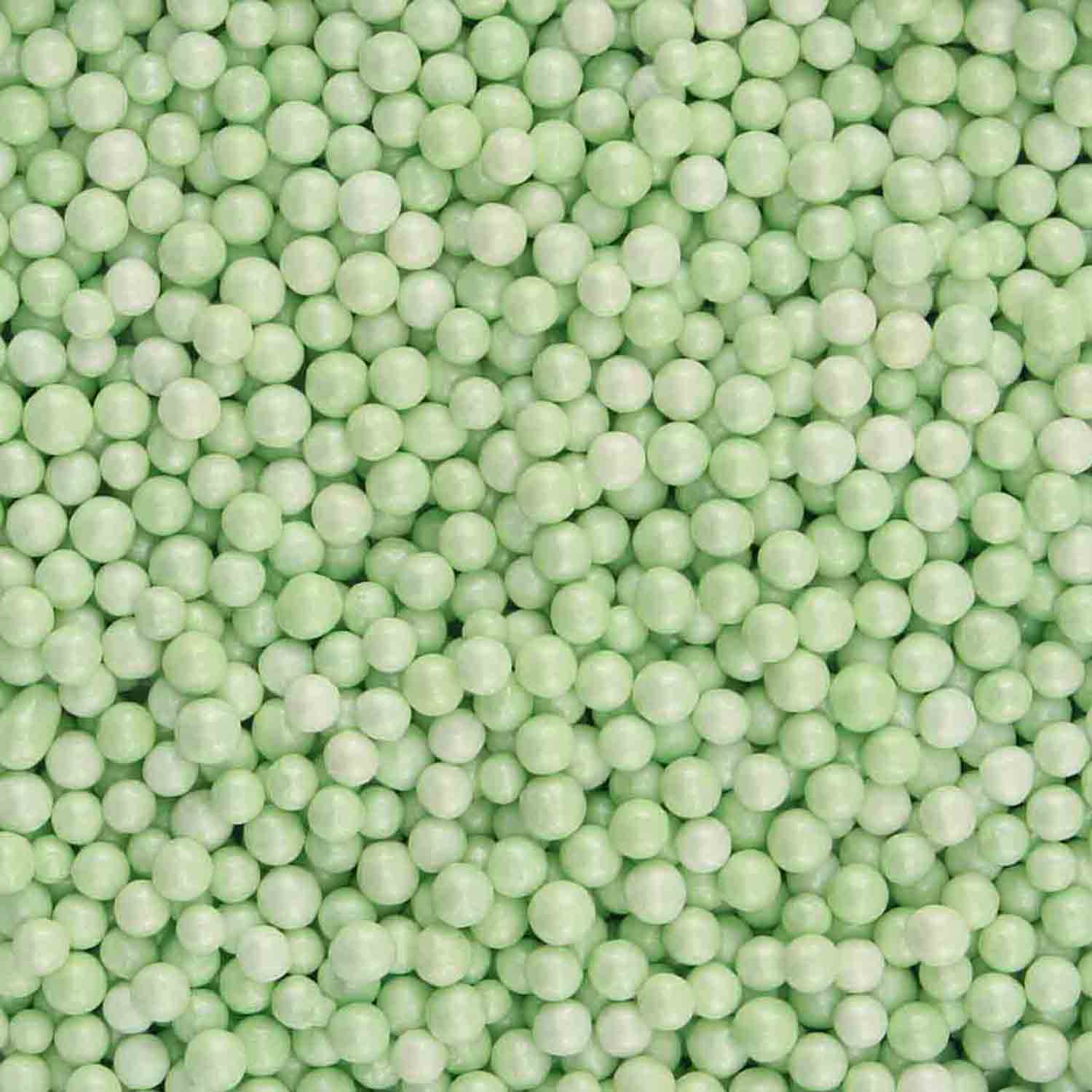Sugar Pearls Pearlized Green
