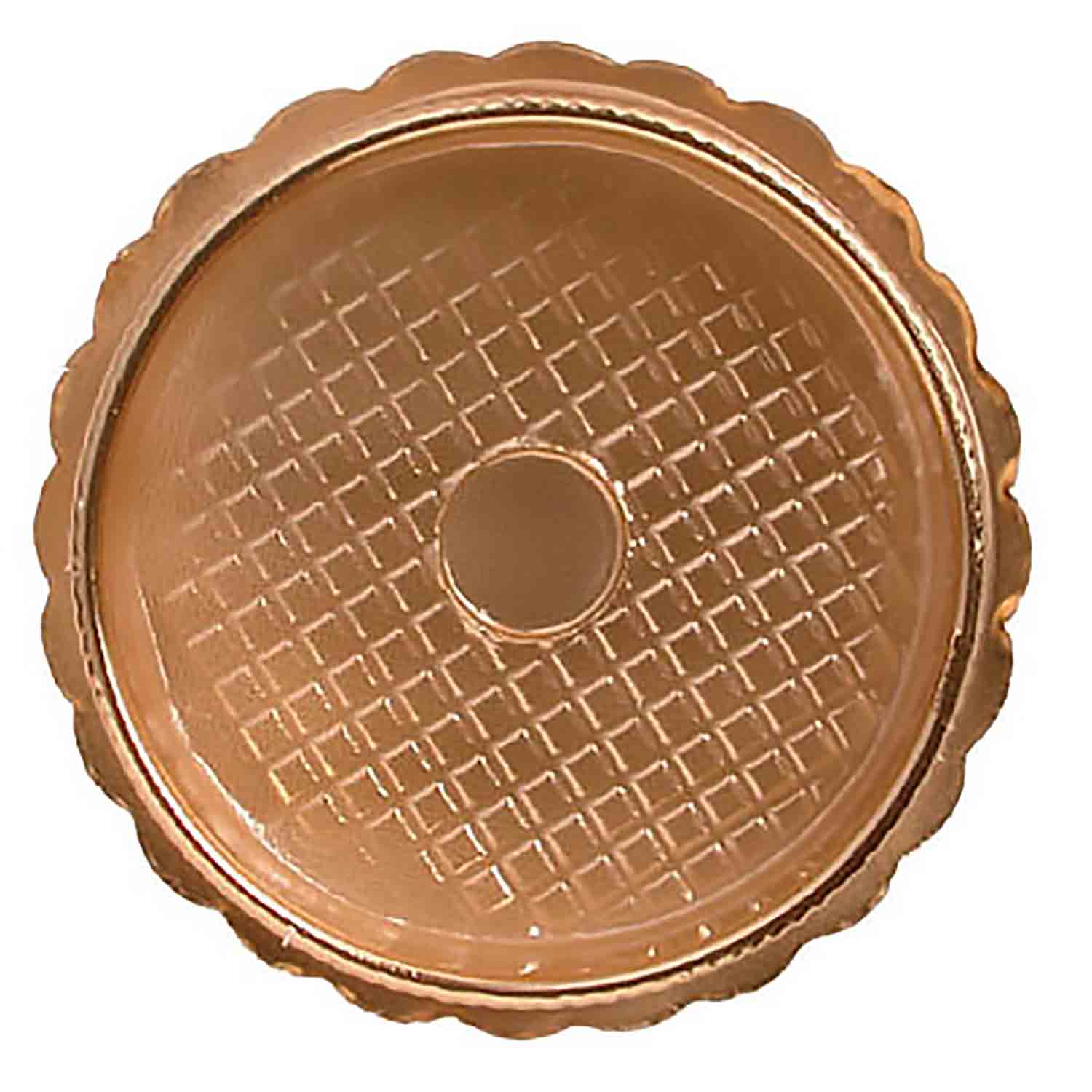 1/8 lb Gold Direct Pour Candy Box with Clear Lid