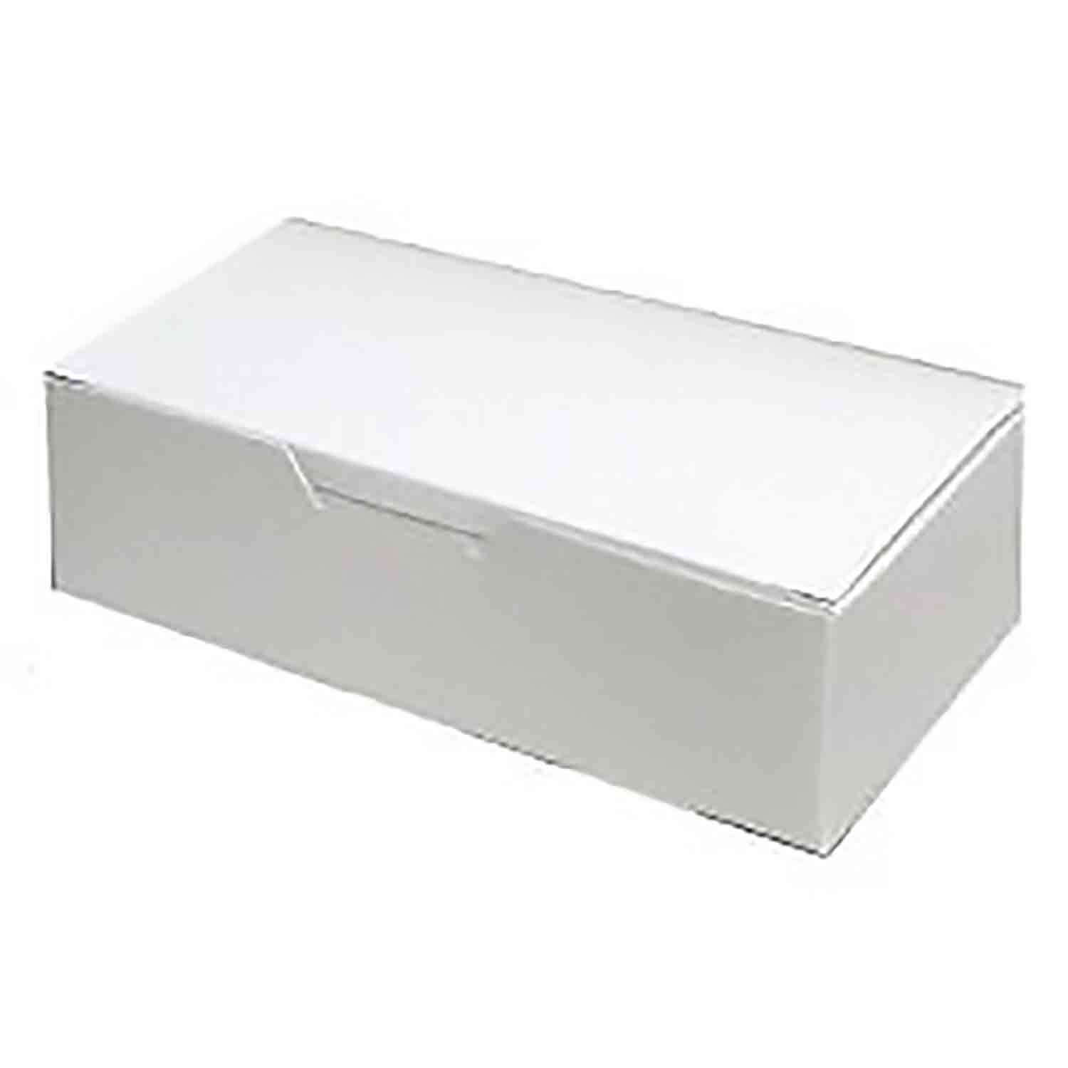 1 1/2 lb White Candy Box