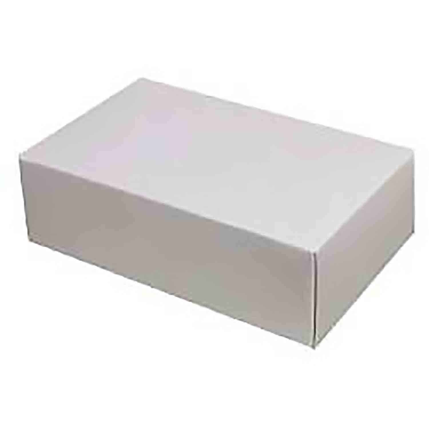 1 lb White 2-Layer Candy Box