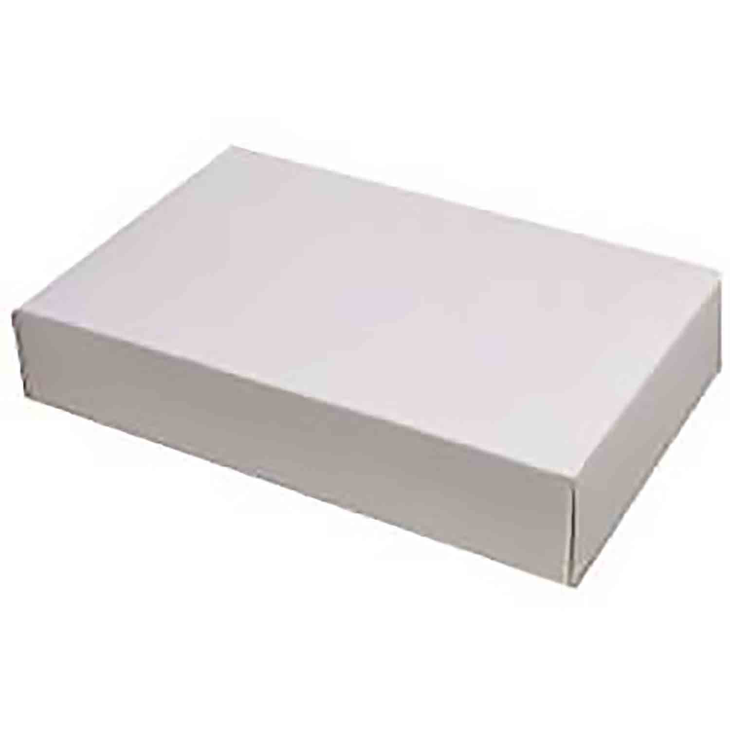 2 lb White 2-Layer Candy Box