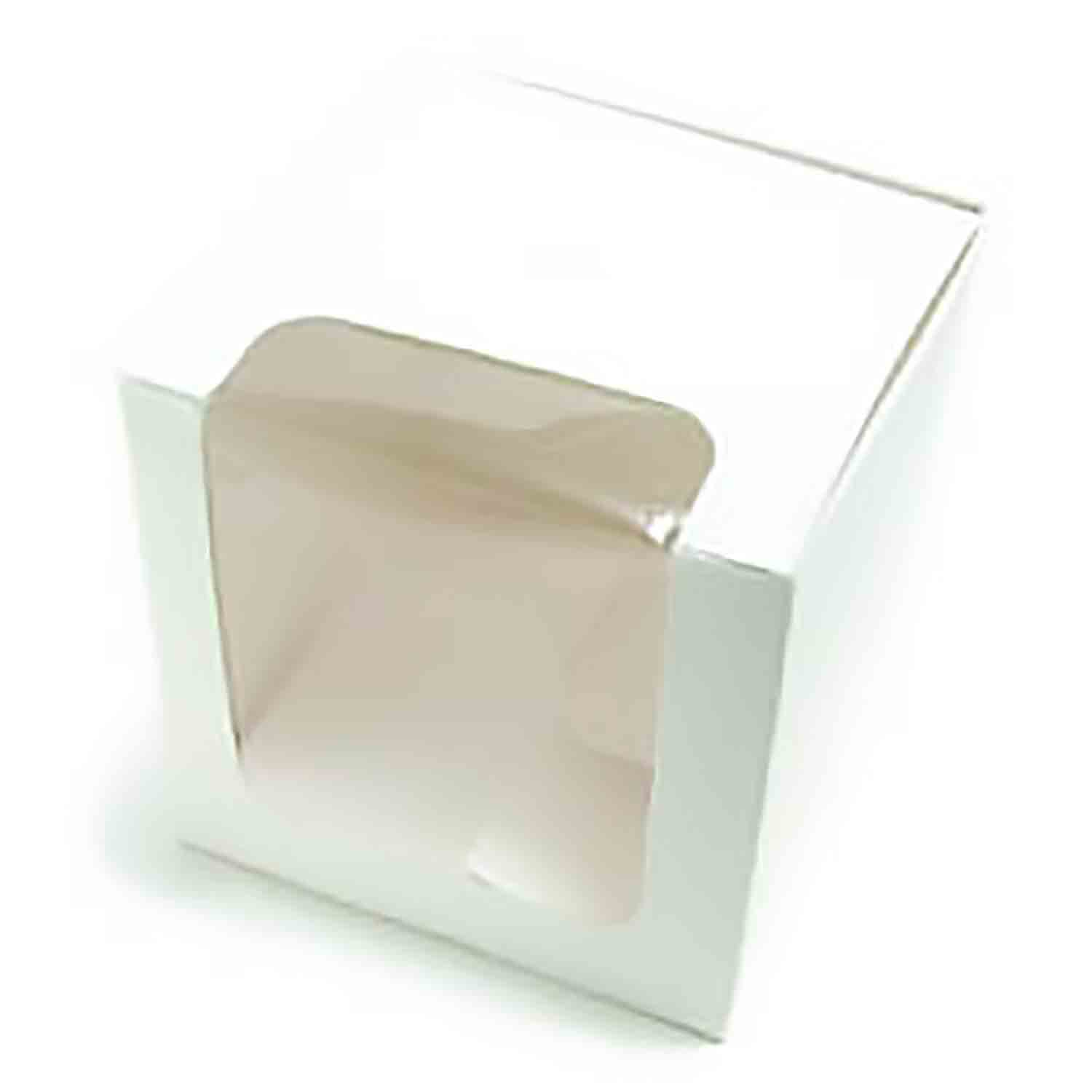 White Cube Candy Apple Box with Window