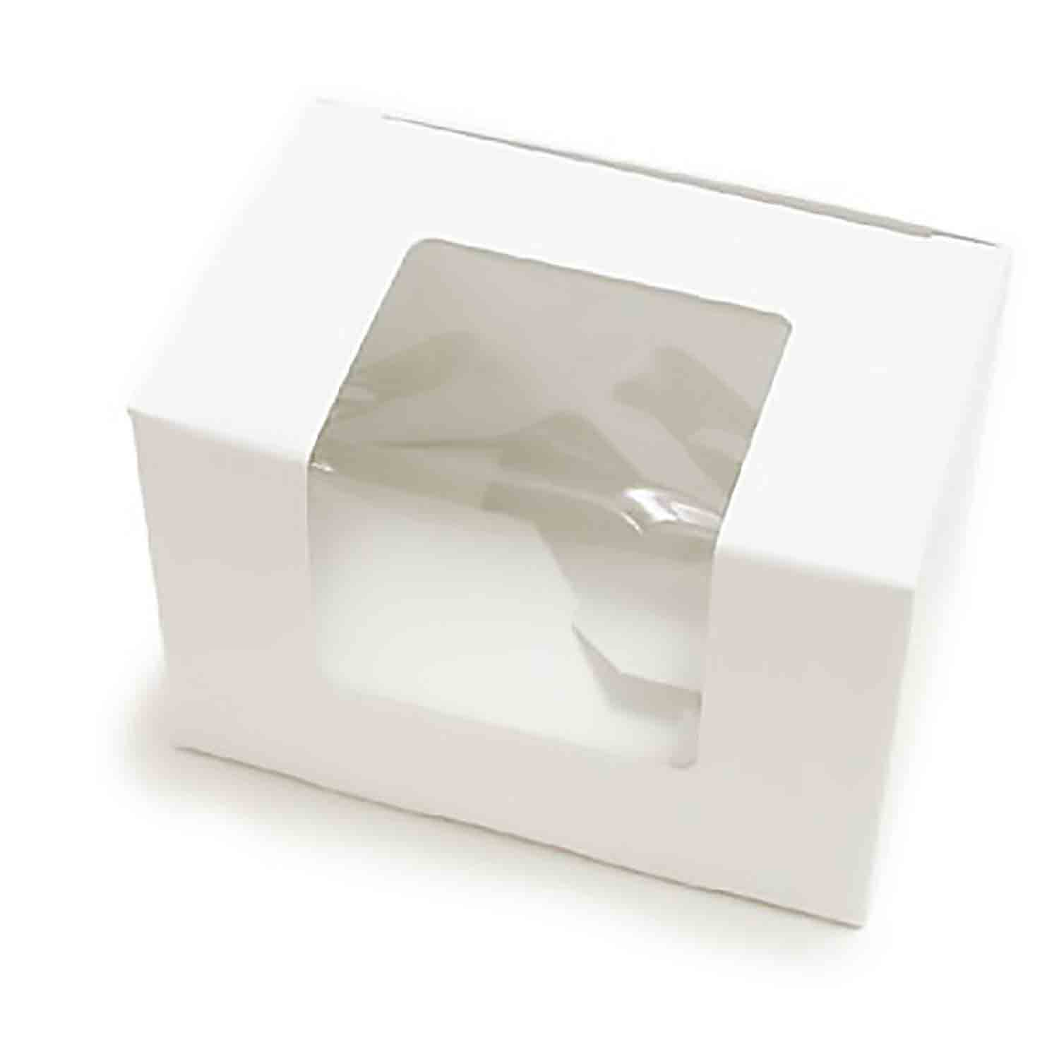 1/4 lb White Egg Candy Box with Window | Country Kitchen