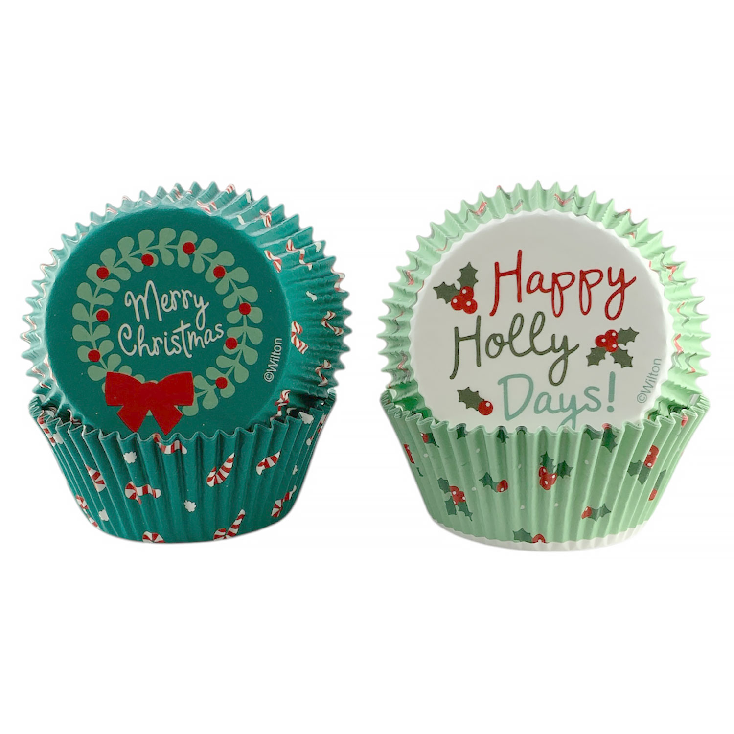 Merry and Happy Cupcake Liners