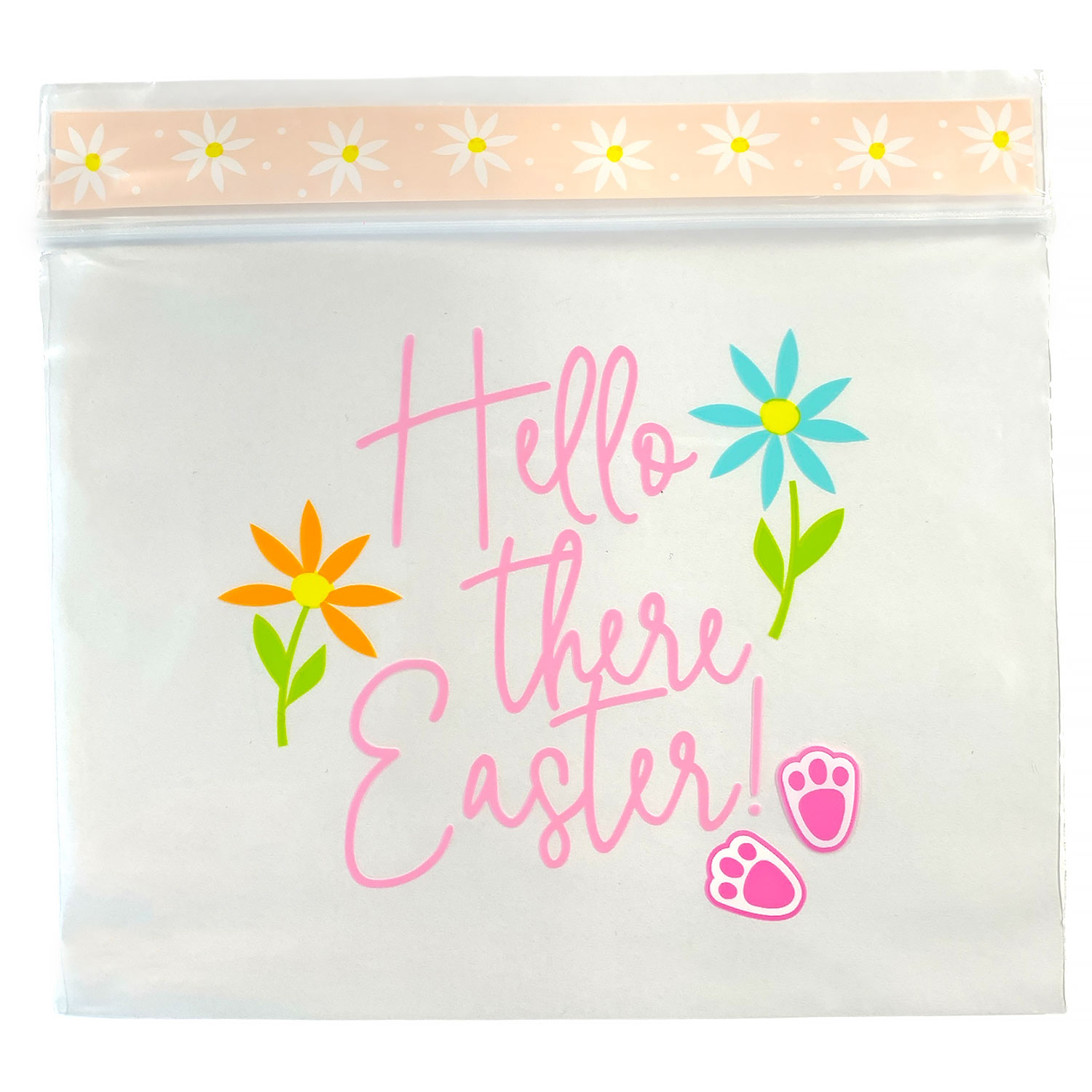 Hello Easter Resealable Treat Bag