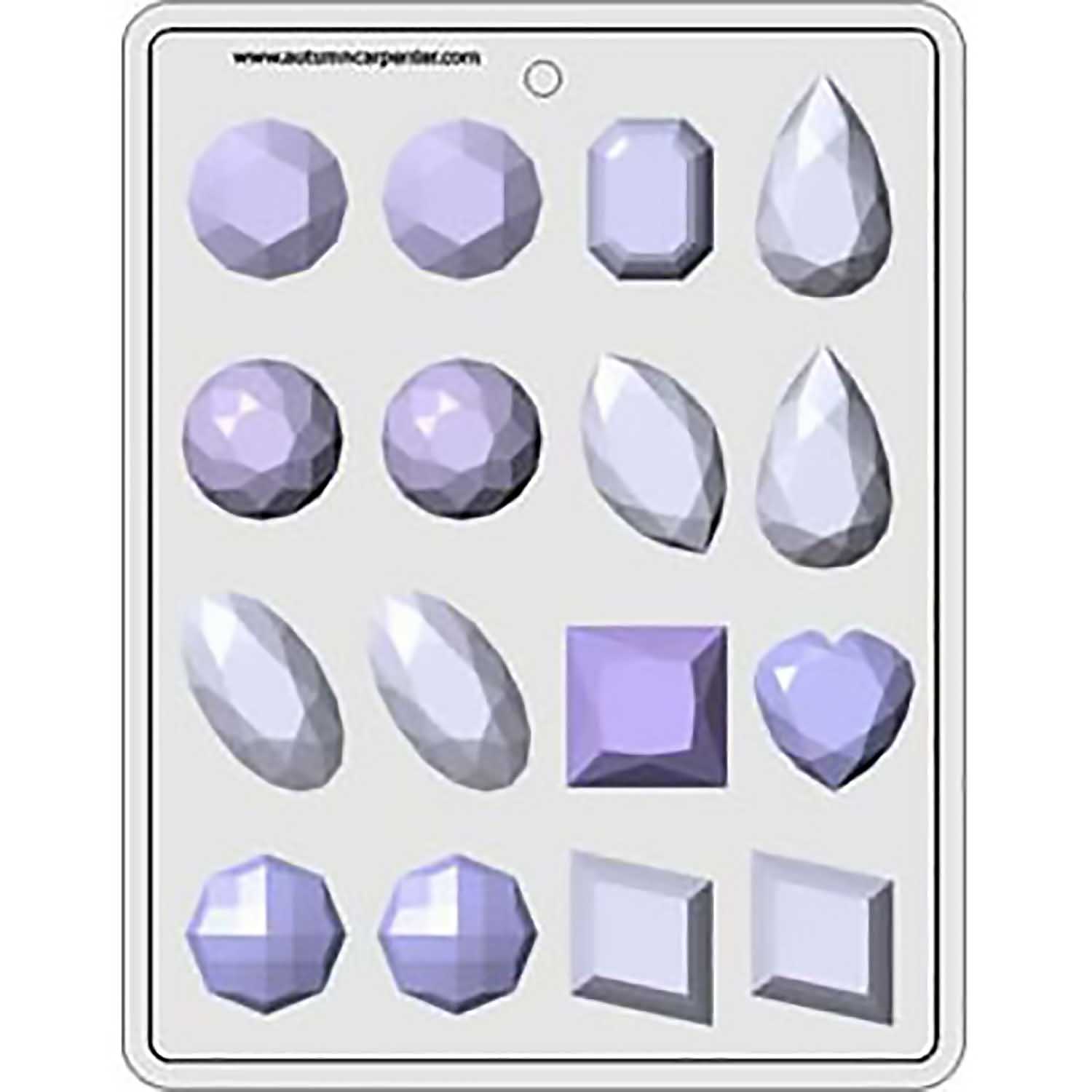 Hard Candy Jewel Mold - Large 1.75" Assortment