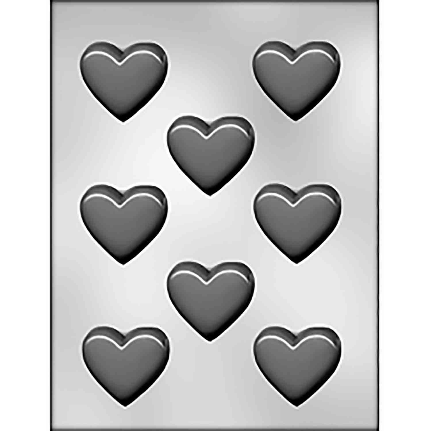 Smooth Heart Chocolate Candy Mold