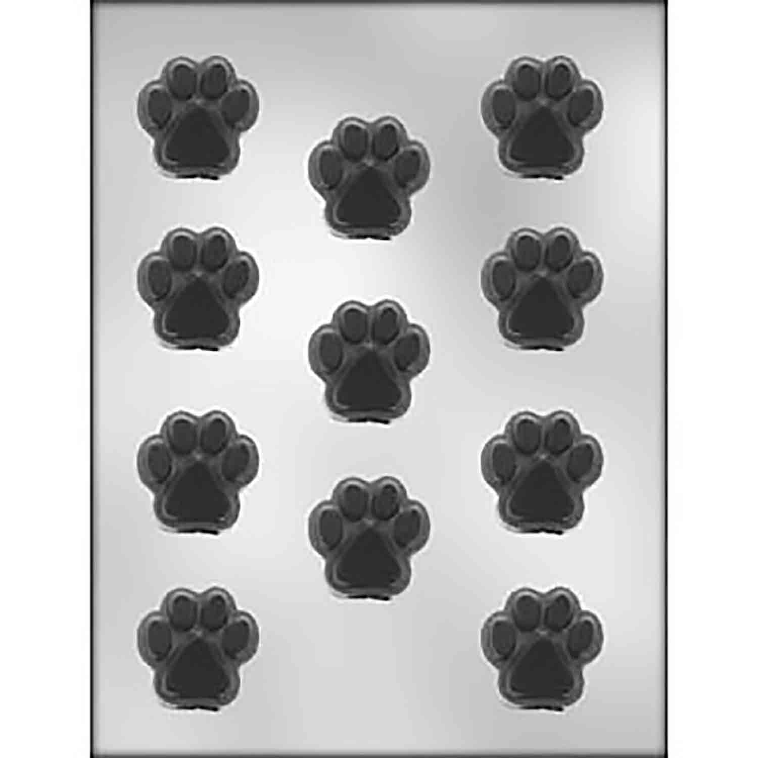 Paw Print Chocolate Mold