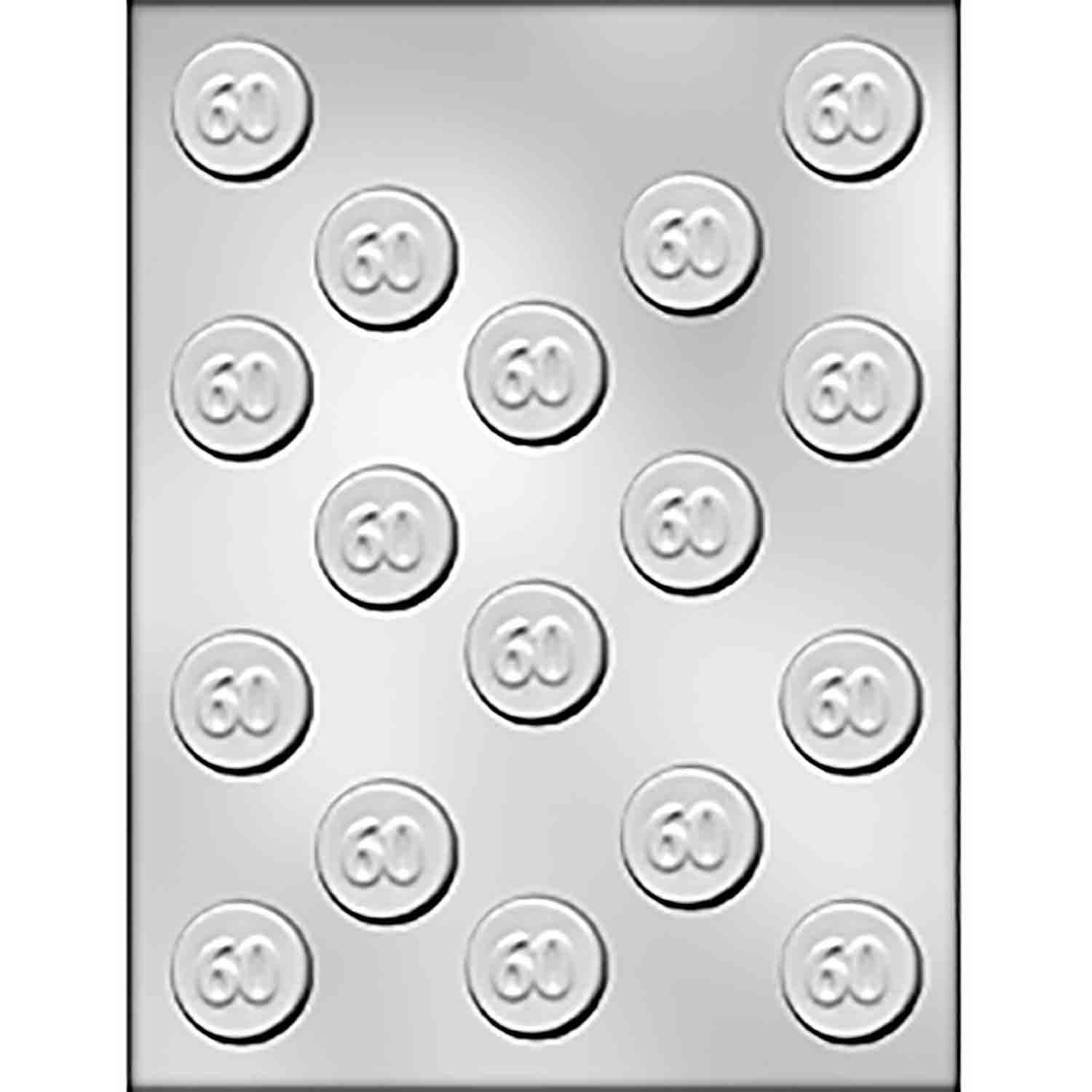 60 Mint Chocolate Mold Country Kitchen SweetArt