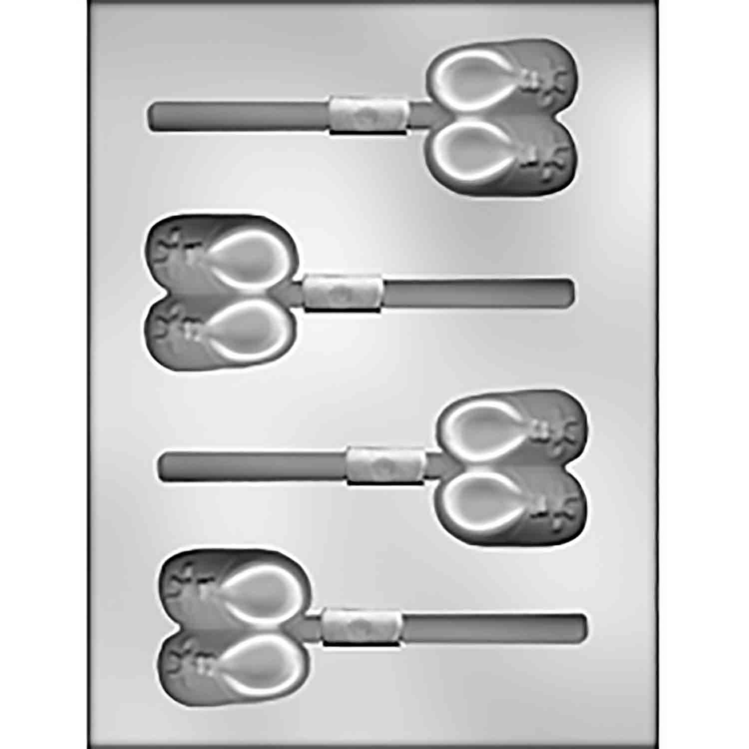 Baby Shoes Sucker Chocolate Candy Mold 9011520 Country Kitchen SweetArt