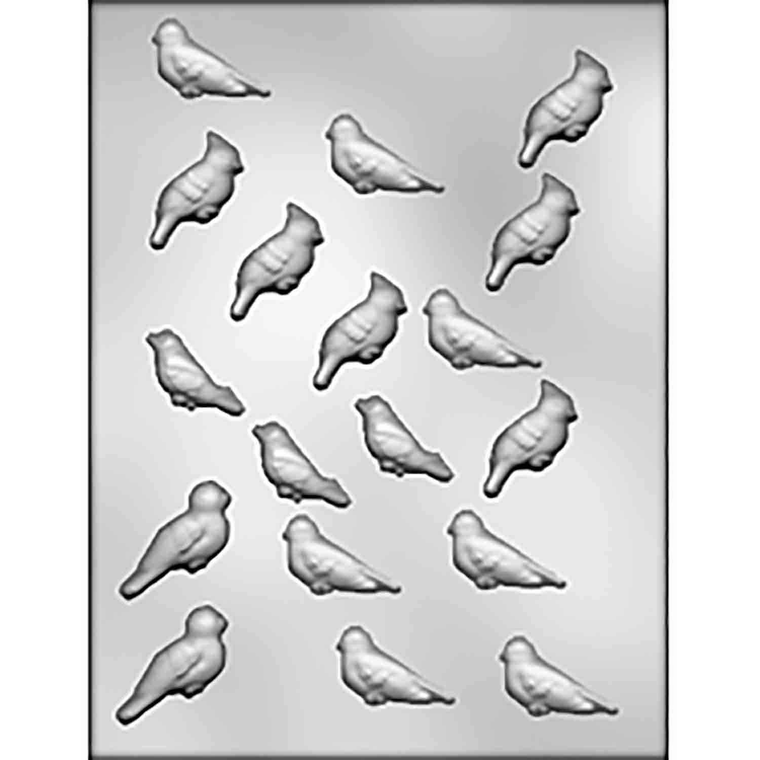 Bird Assortment Chocolate Mold