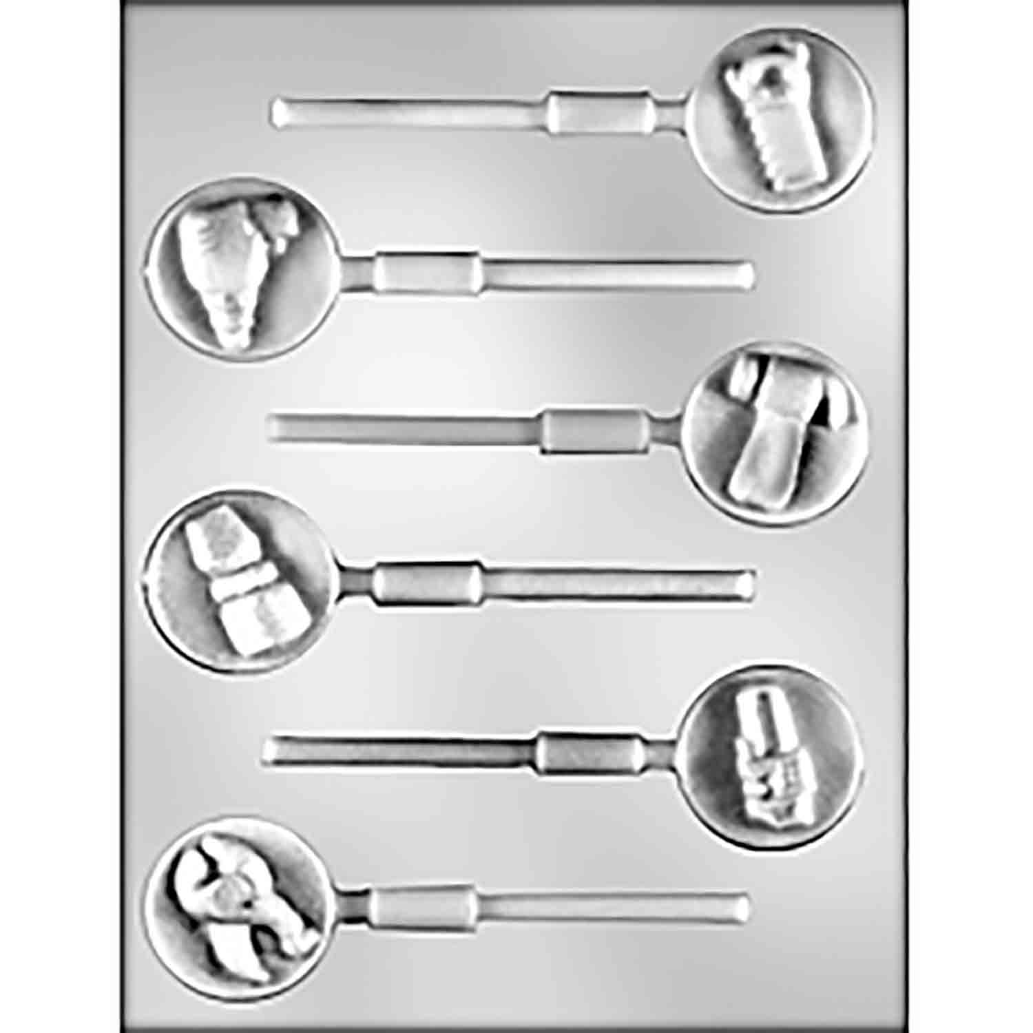 Tool Time Suckers Chocolate Candy Mold 9014640 Country Kitchen