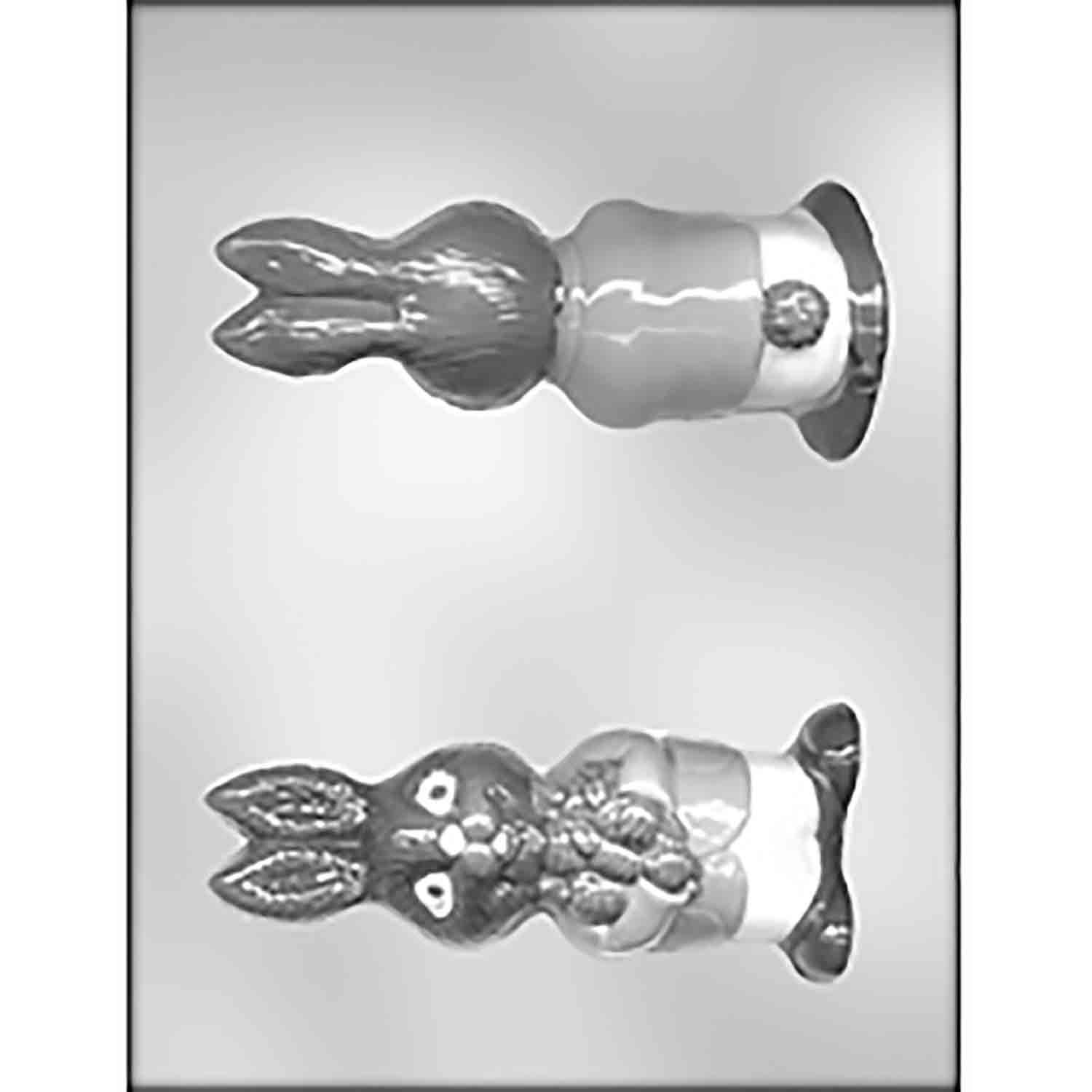 3D Papa Bunny Chocolate Mold