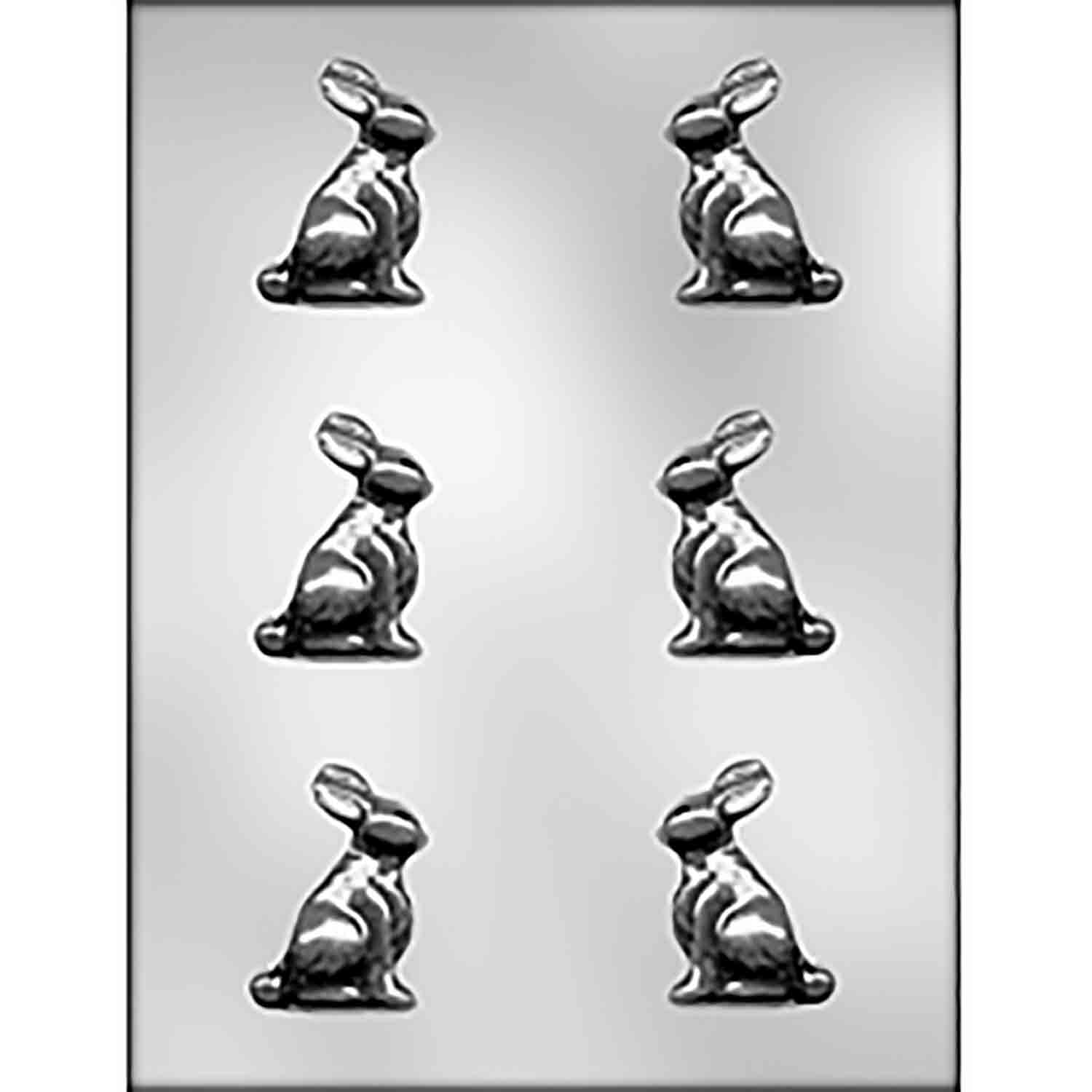 3D Bunny Chocolate Mold