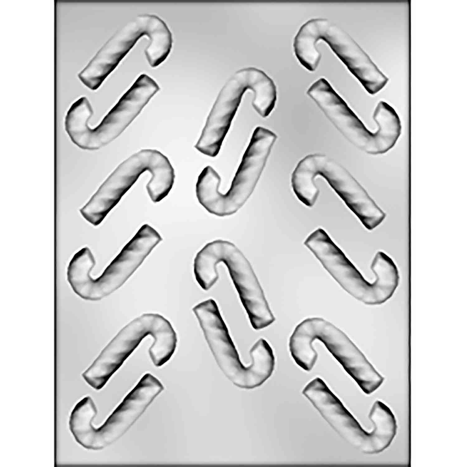 Candy Canes Chocolate Candy Mold