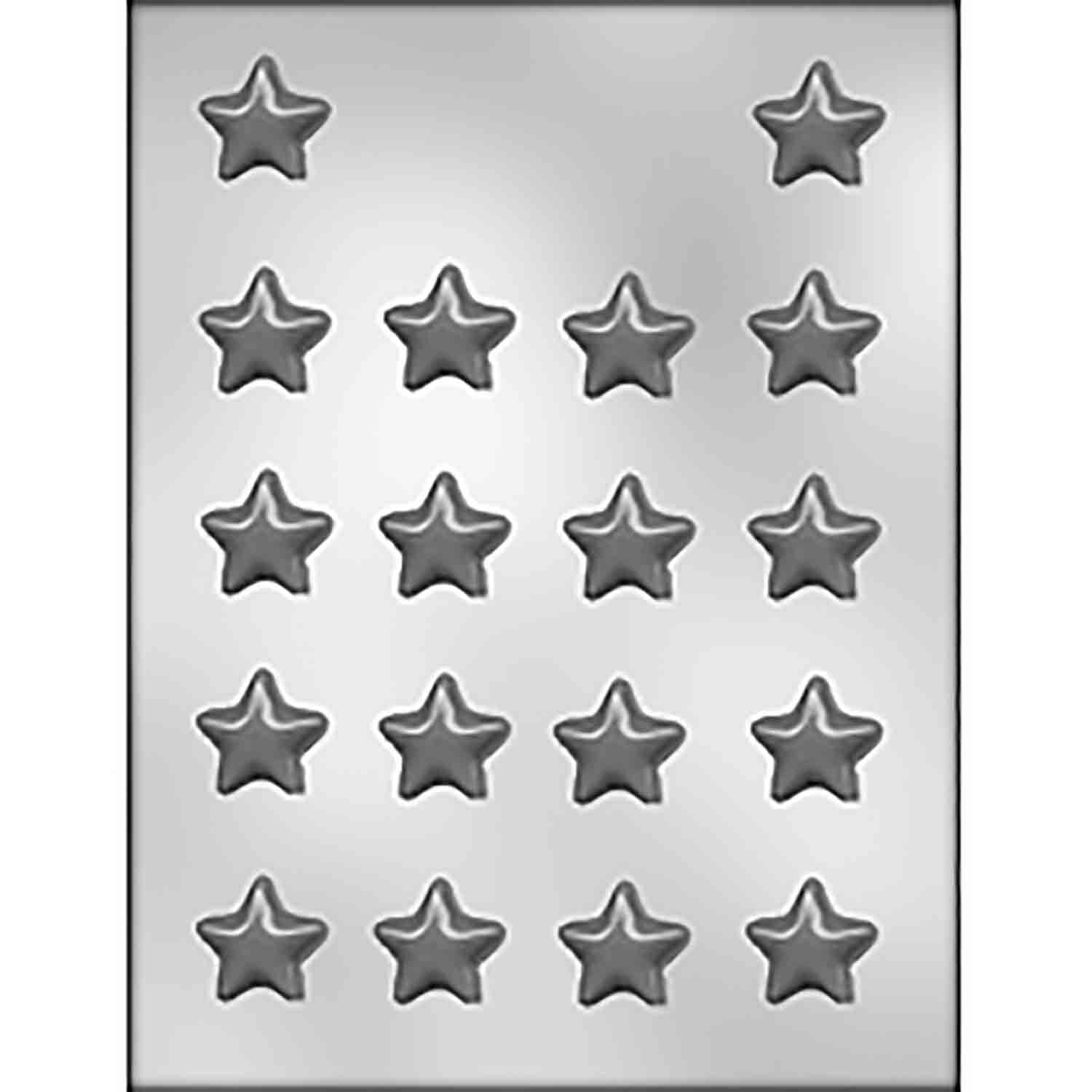 Flat Top Star Chocolate Candy Mold 904059 Country Kitchen SweetArt