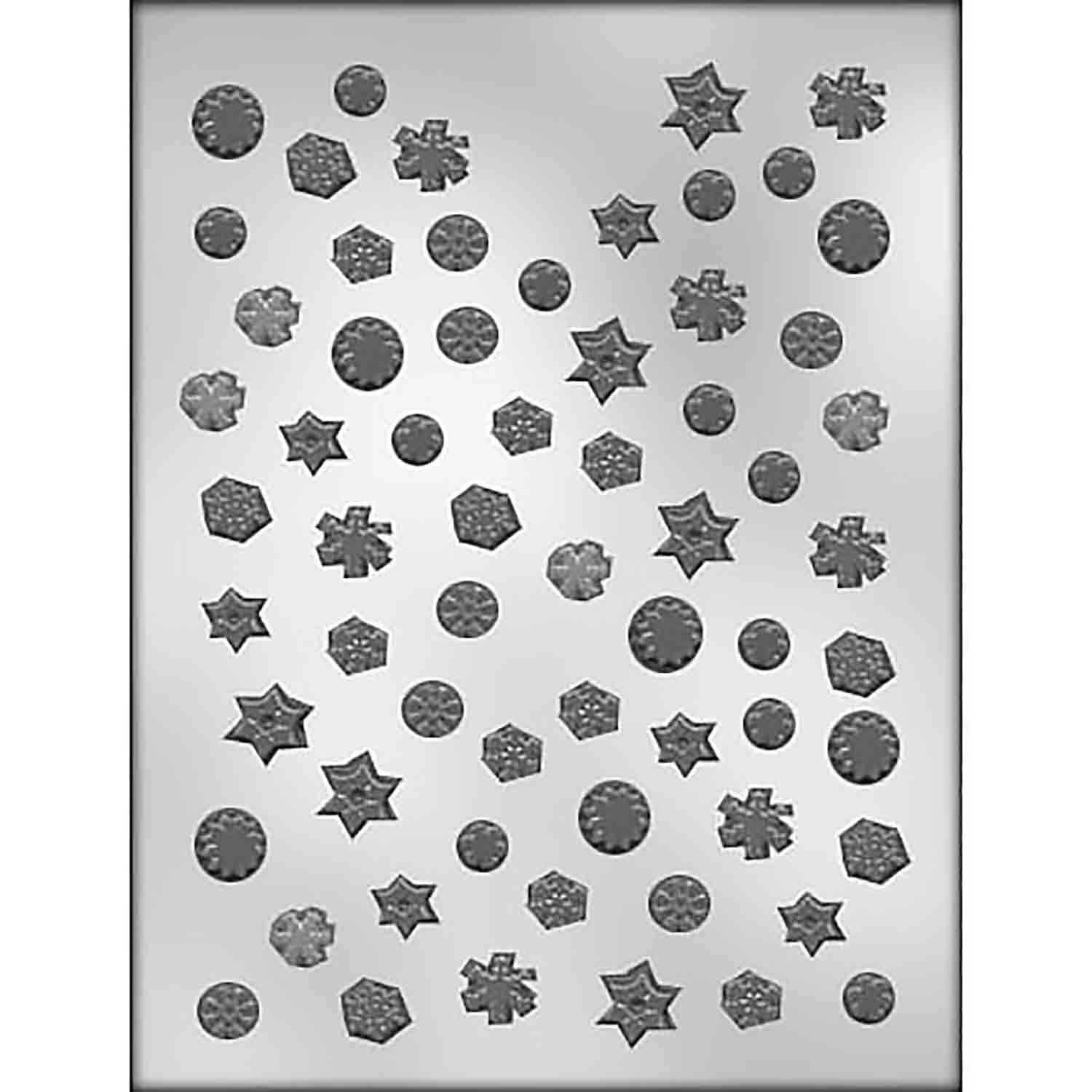 Mini Snowflakes Chocolate Mold