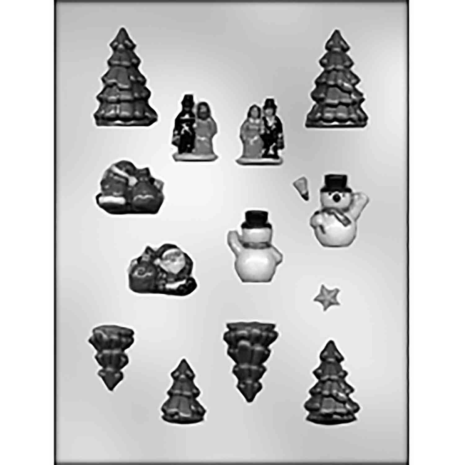 Mini Village Accessories Chocolate Mold