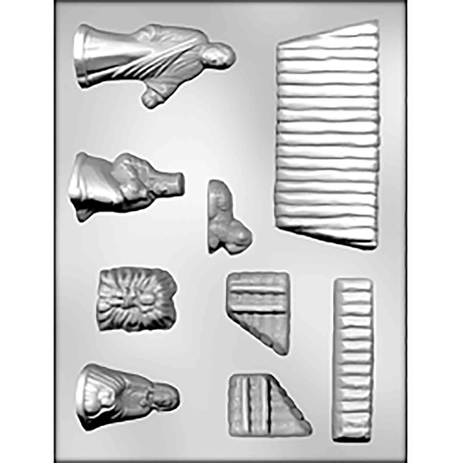 Nativity Scene 1 Chocolate Mold Country Kitchen SweetArt
