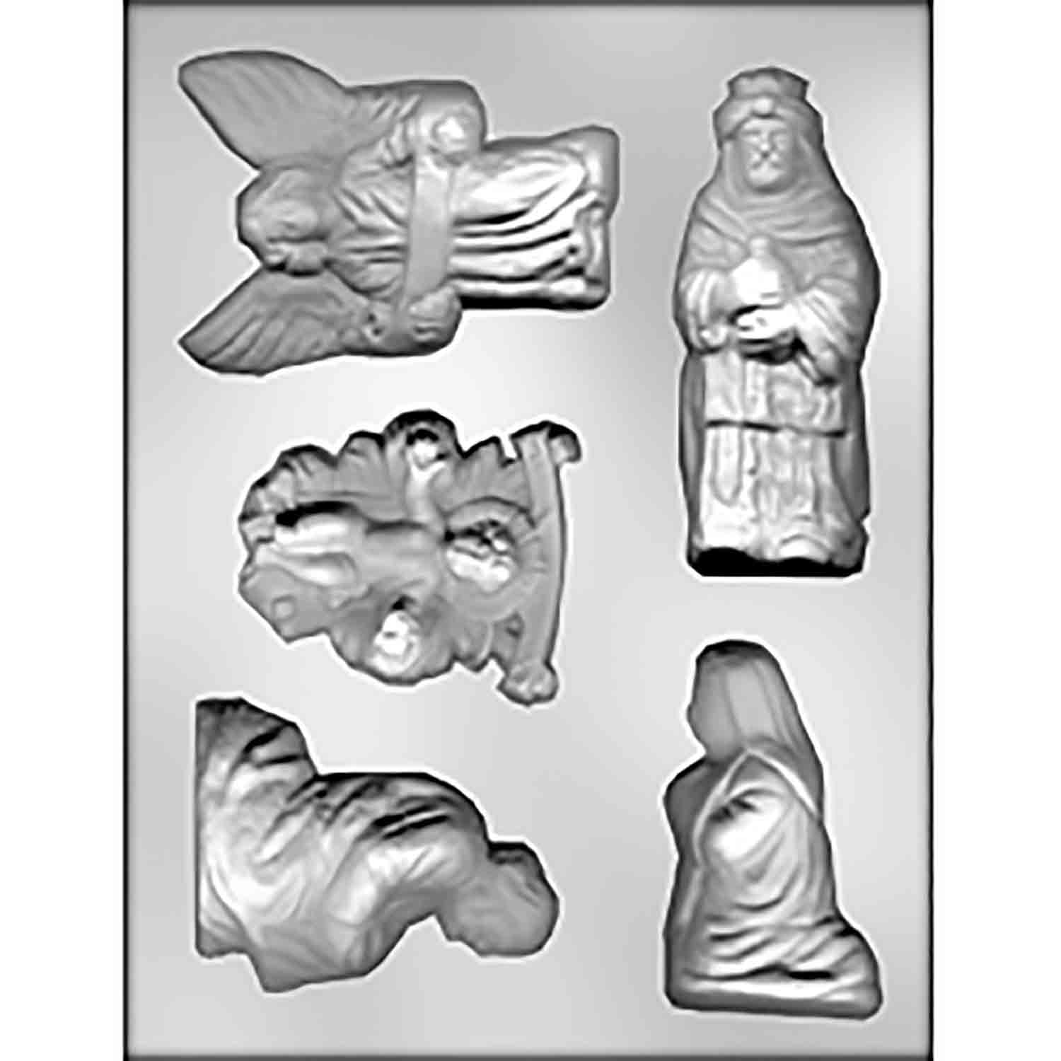 Nativity Scene 2 Chocolate Mold