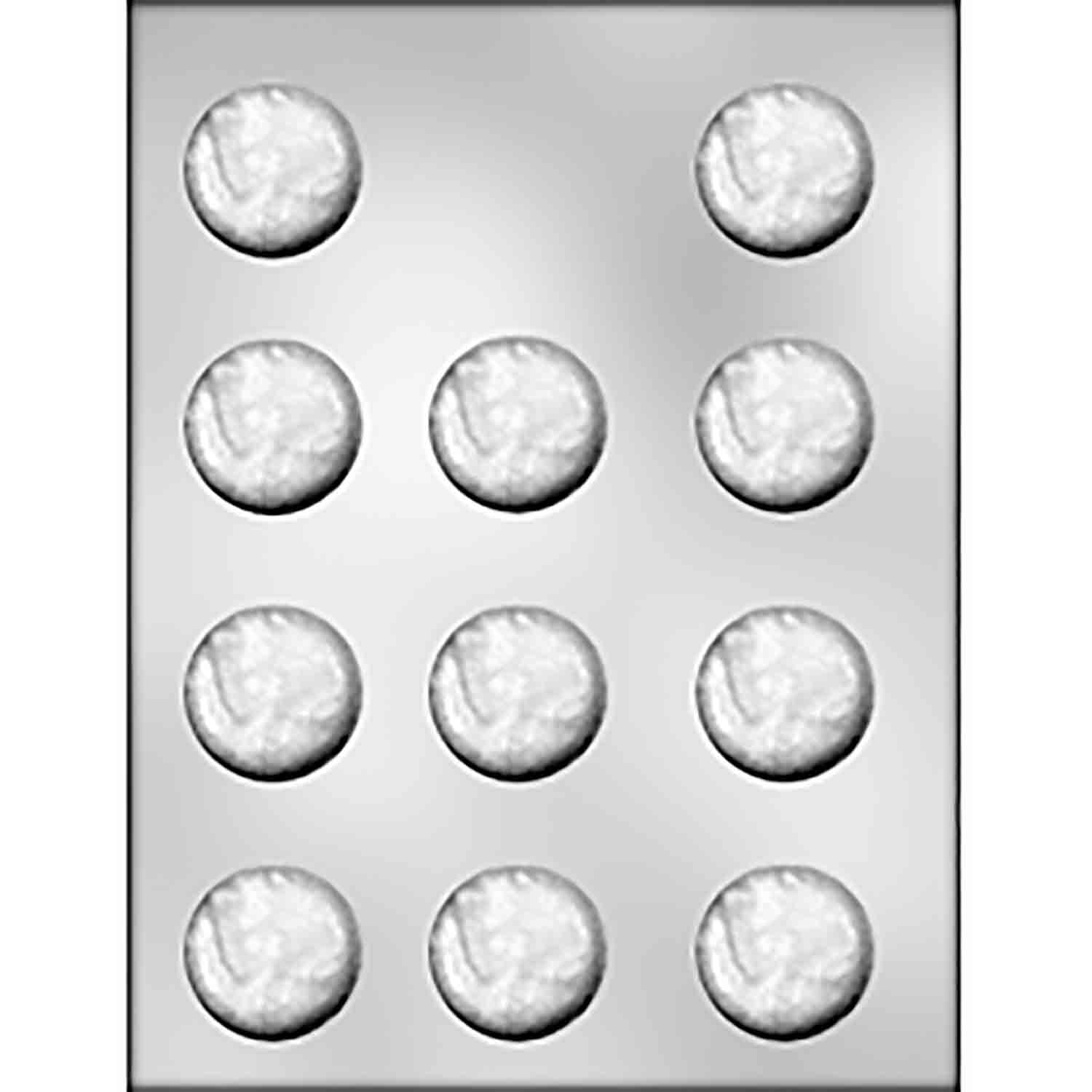 Medium Mint Patty Chocolate Candy Mold 905014 Country Kitchen SweetArt