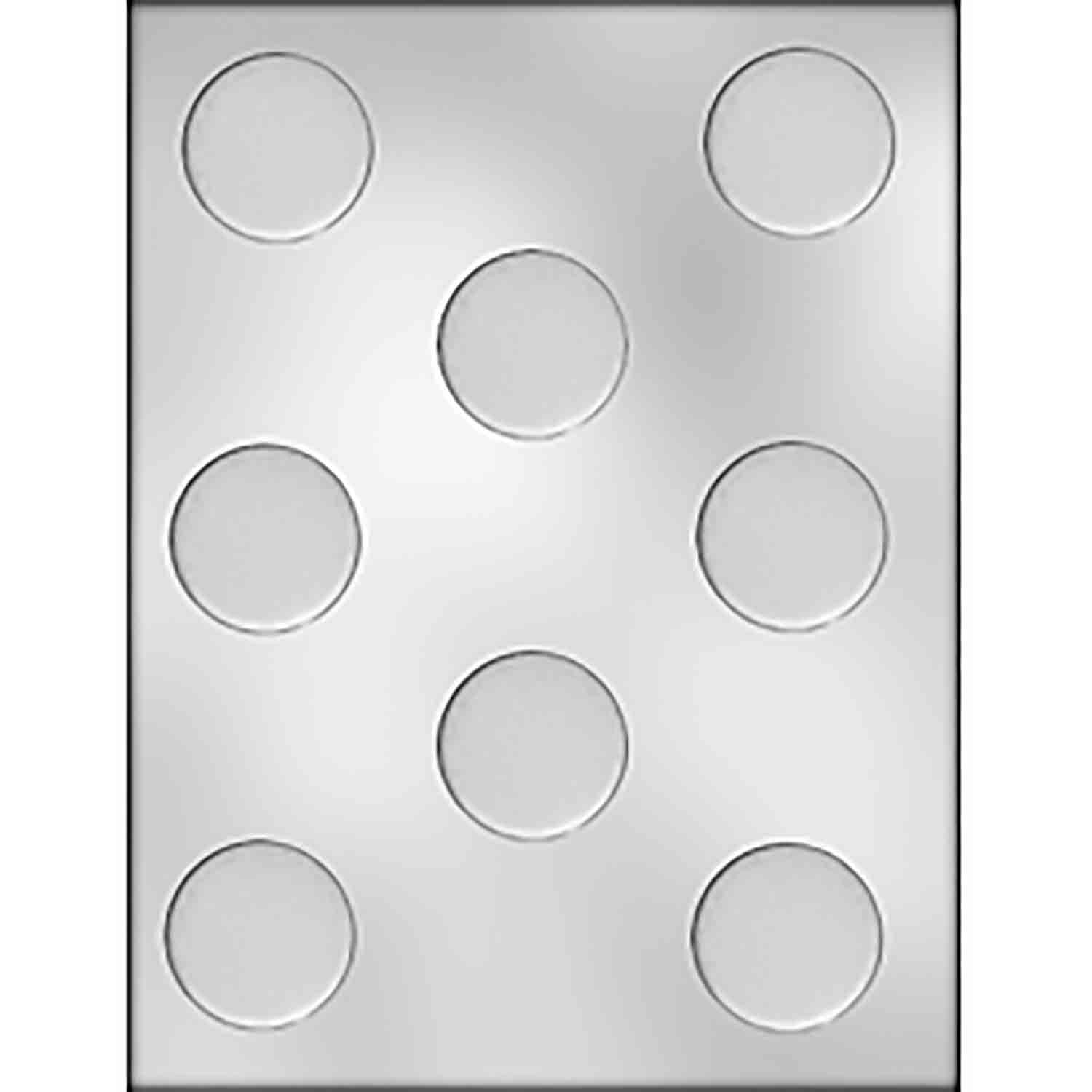 Plain Circle Mint Chocolate Candy Mold 905035 Country Kitchen SweetArt
