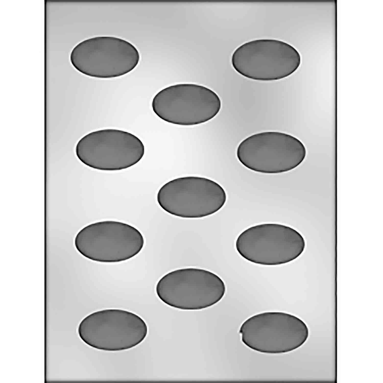 Plain Oval Mint Chocolate Mold Country Kitchen SweetArt