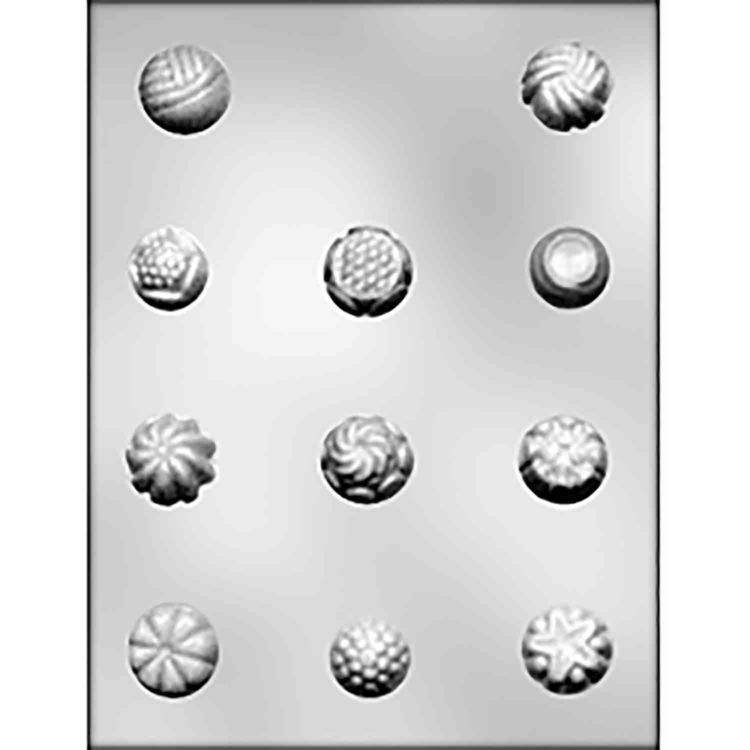 Fancy Rounds Chocolate Mold